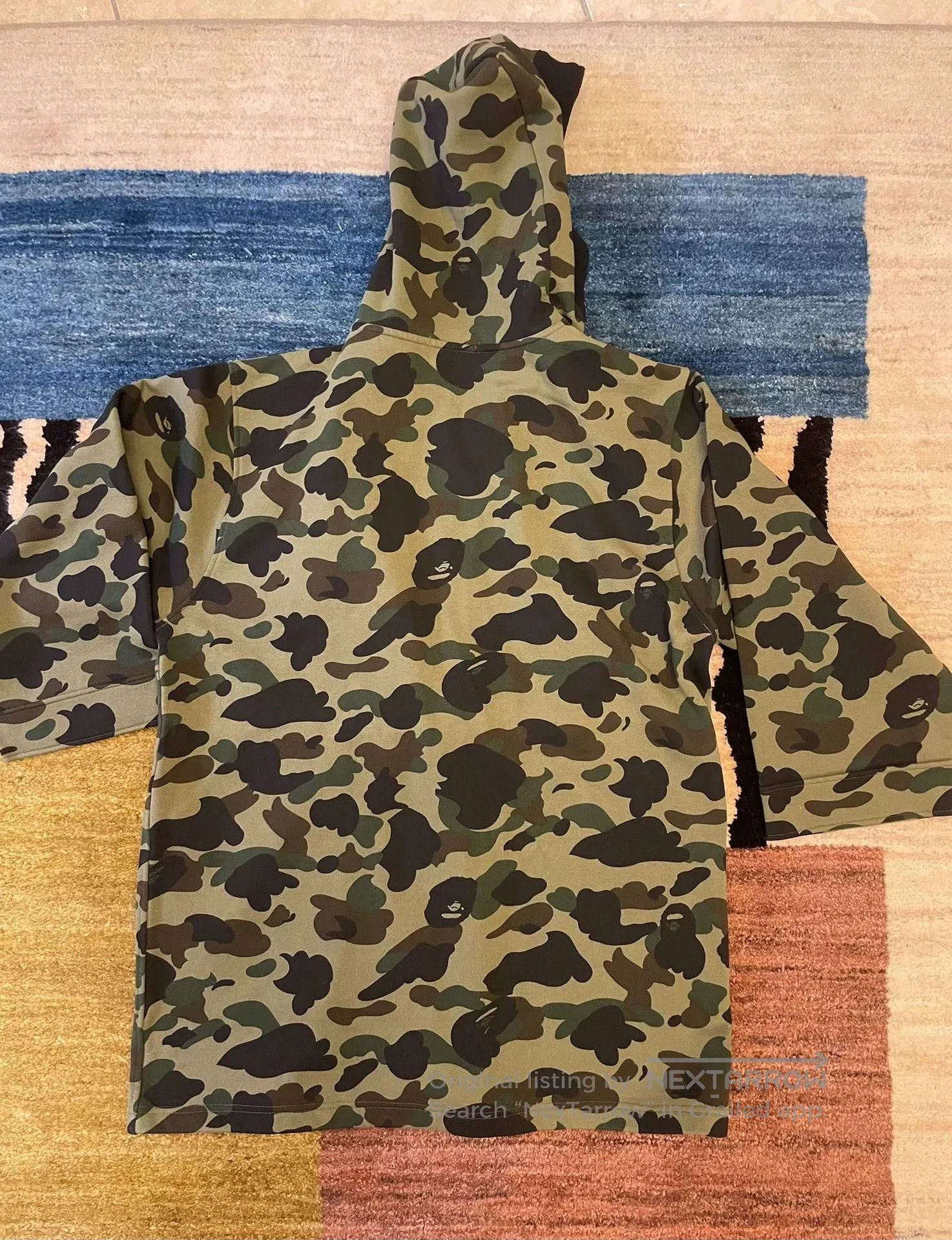Bape Bape Classic Green Camo Robe Coat. Size US L / EU 52-54 / 3 - 5 Thumbnail