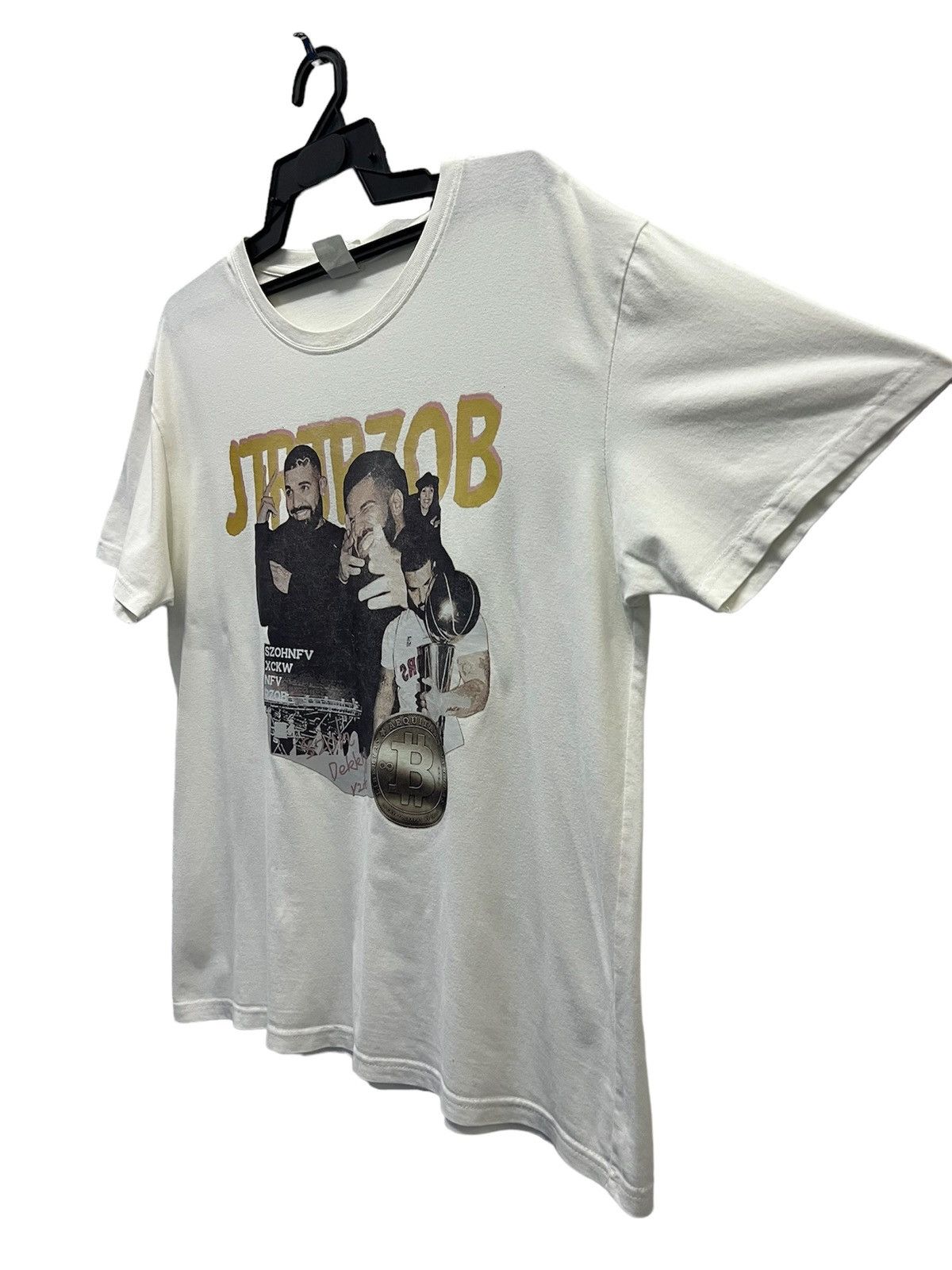 Band Tees × Vintage Vintage Y2K Drake Graham TShirt Hip Hop Rapper Singer Drizzy Size US XL / EU 56 / 4 - 3 Thumbnail
