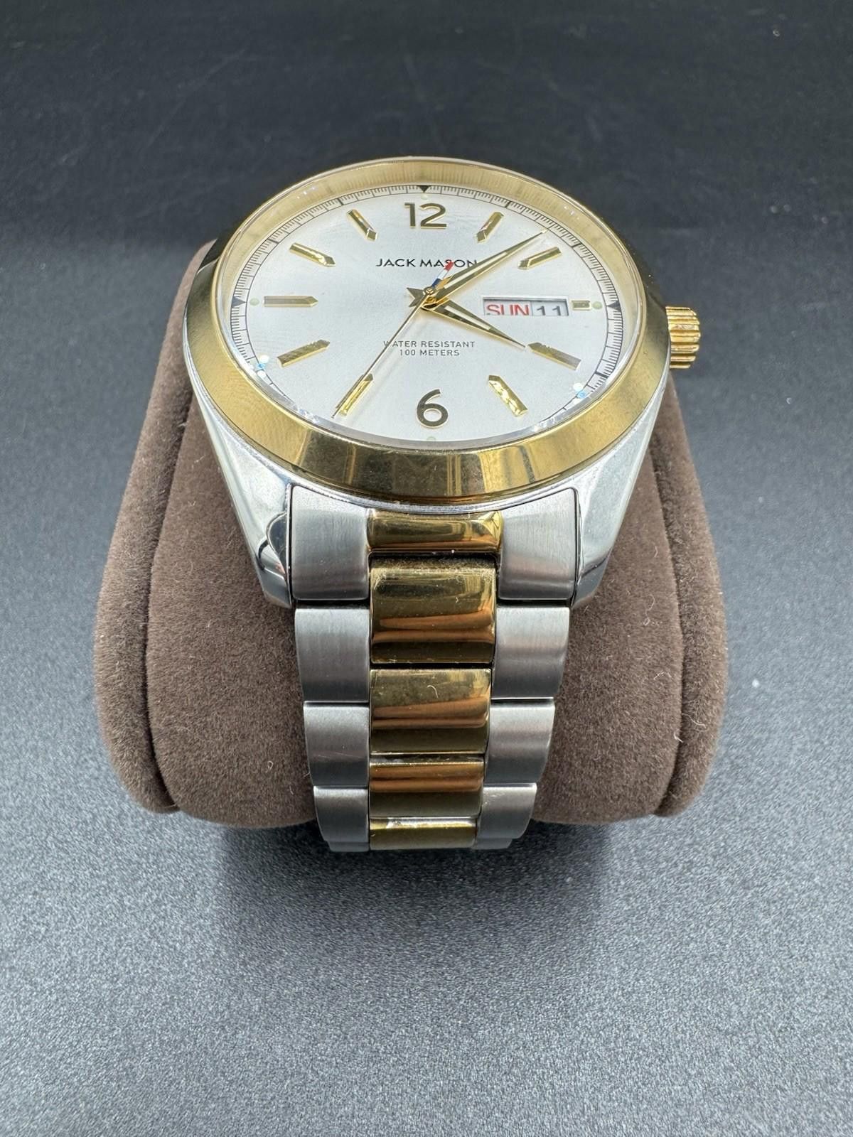 Other Jack Mason Men's Canton Two Tone Watch Texas Designed Gold M Size ONE SIZE - 2 Thumbnail