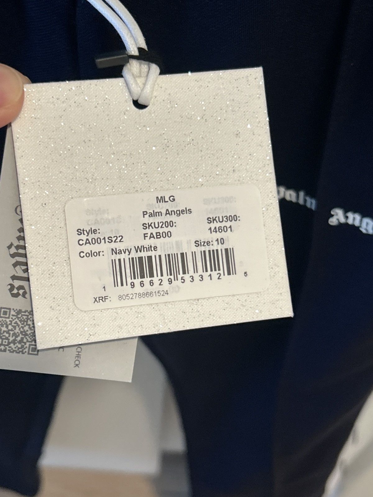 Palm Angels Palm Angels Kids Navy Track Pants Size 10 New!! Size US 26 / EU 42 - 10 Thumbnail