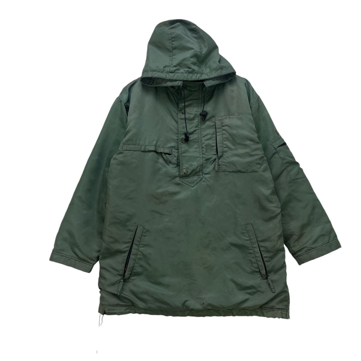 I. Spiewak And Sons Vintage I Spiewak Half Snap Button Hooded Jacket Size US S / EU 44-46 / 1 - 1 Thumbnail