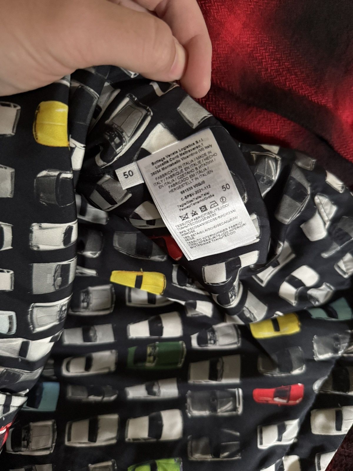 Bottega Veneta Bottega Veneta Car Print Padded Button up BRAND NEW Size US L / EU 52-54 / 3 - 4 Thumbnail