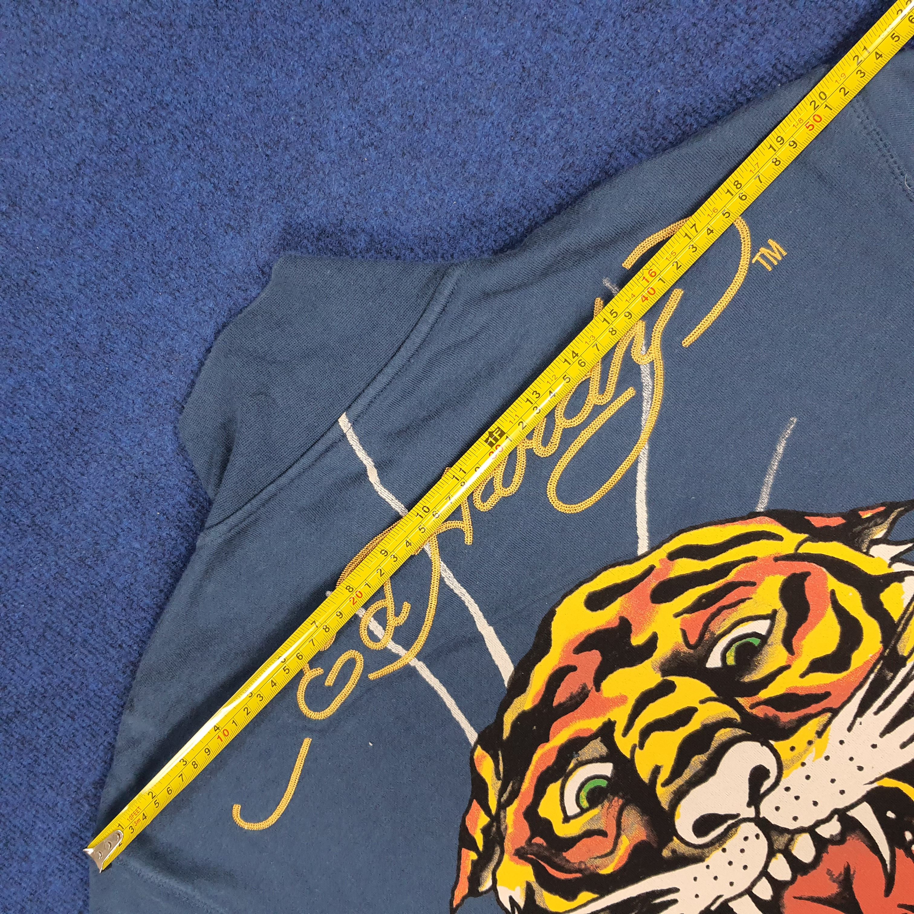 Christian Audigier Vintage Ed Hardy by Christian Audigier Zipper Sweatshirt Size US L / EU 52-54 / 3 - 11 Thumbnail
