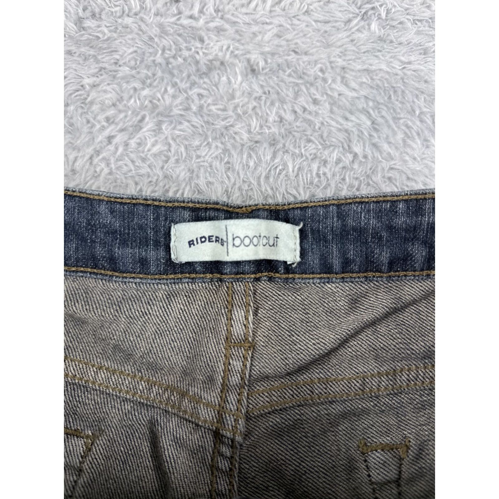 Lee Lee Jeans Women Regular Bootcut 30x29 Blue Denim Cotton Blend Stretch Pockets Logo Button Zip Size 32" / US 10 / IT 46 - 6 Thumbnail