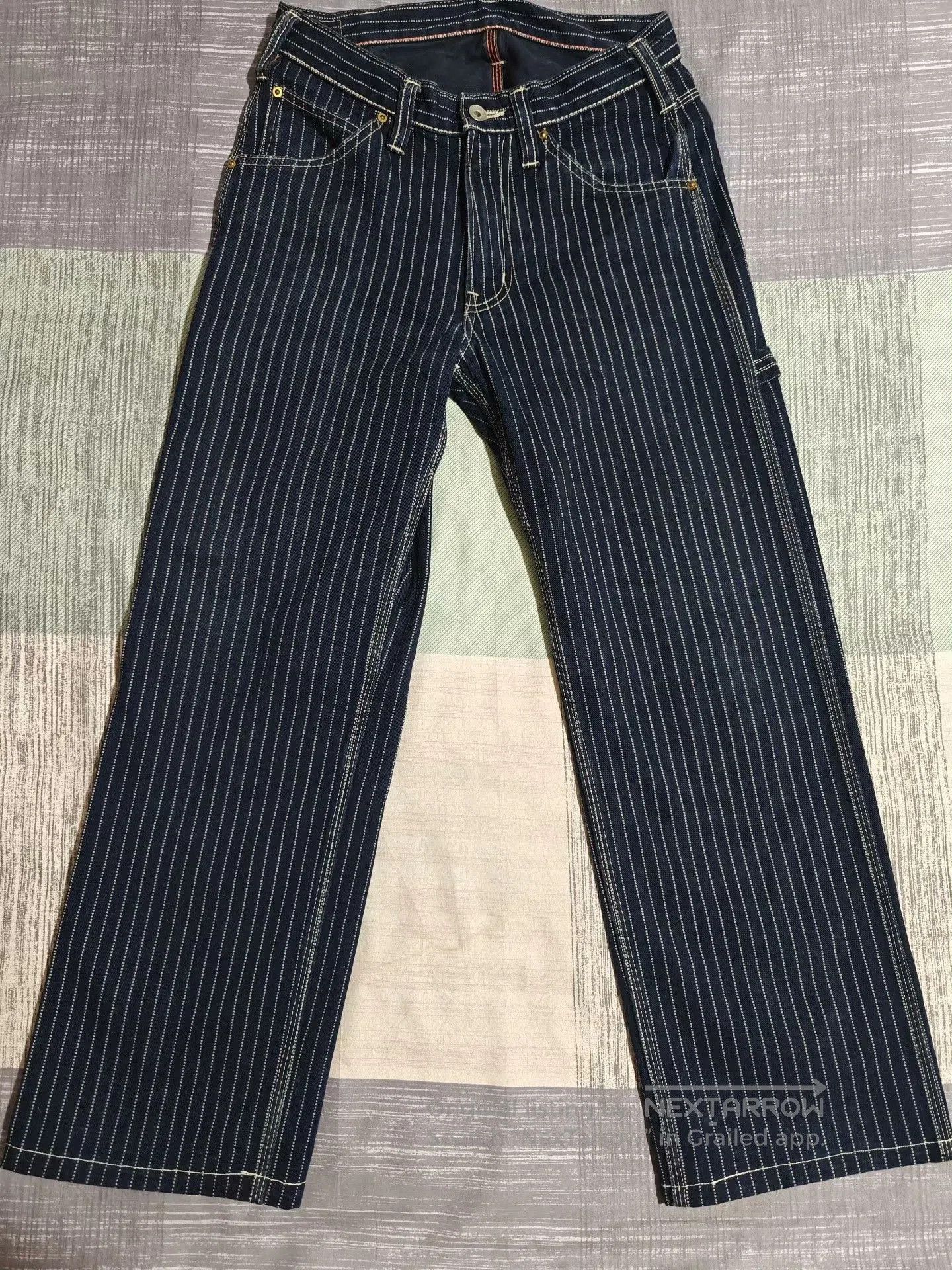 Iron Heart Iron Heart 814 12oz High-Waist Painter Pants. Size US 30 / EU 46 - 3 Thumbnail