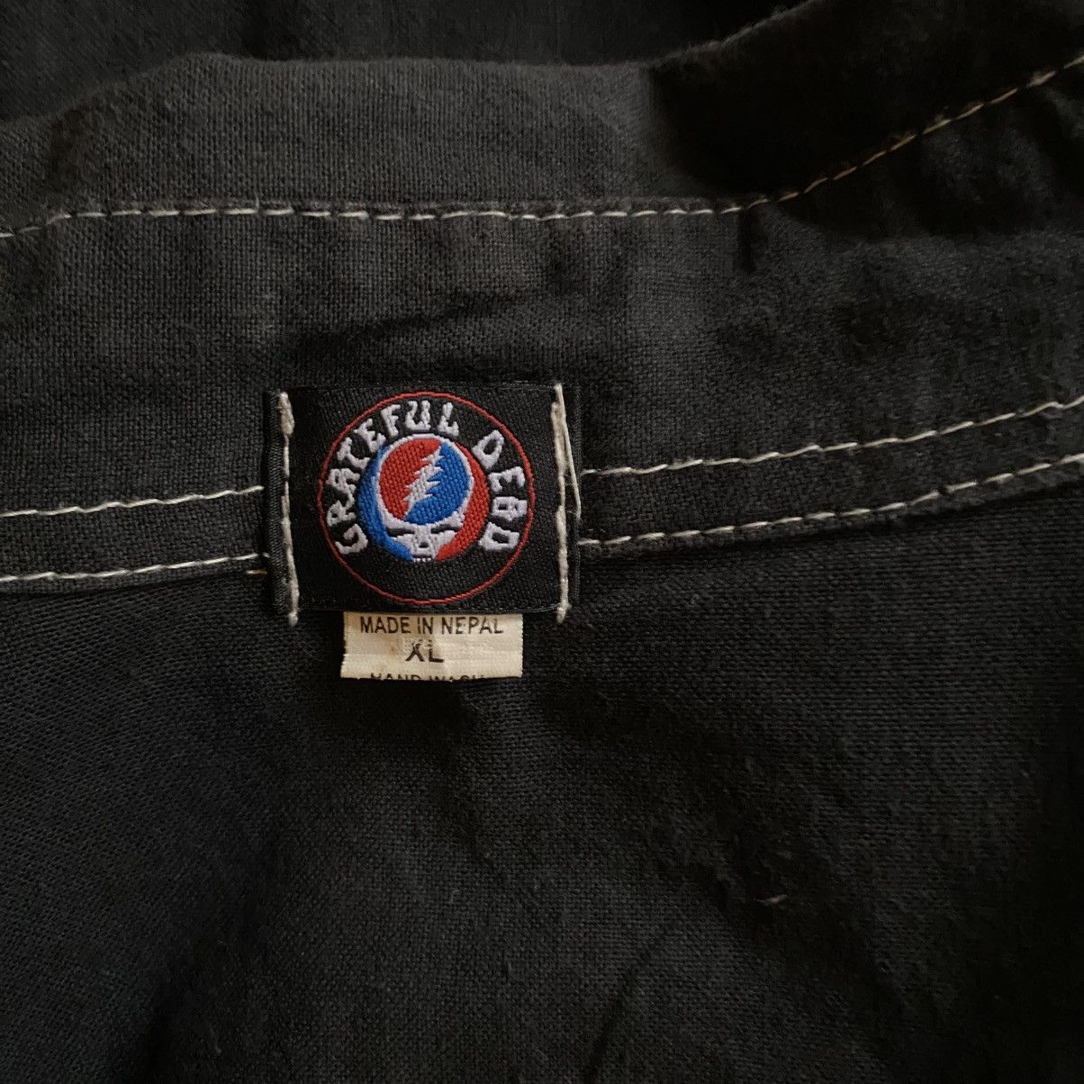 Grateful Dead GRATEFUL DEAD Black Rose Embroidered Western Shirt Size US XL / EU 56 / 4 - 9 Thumbnail