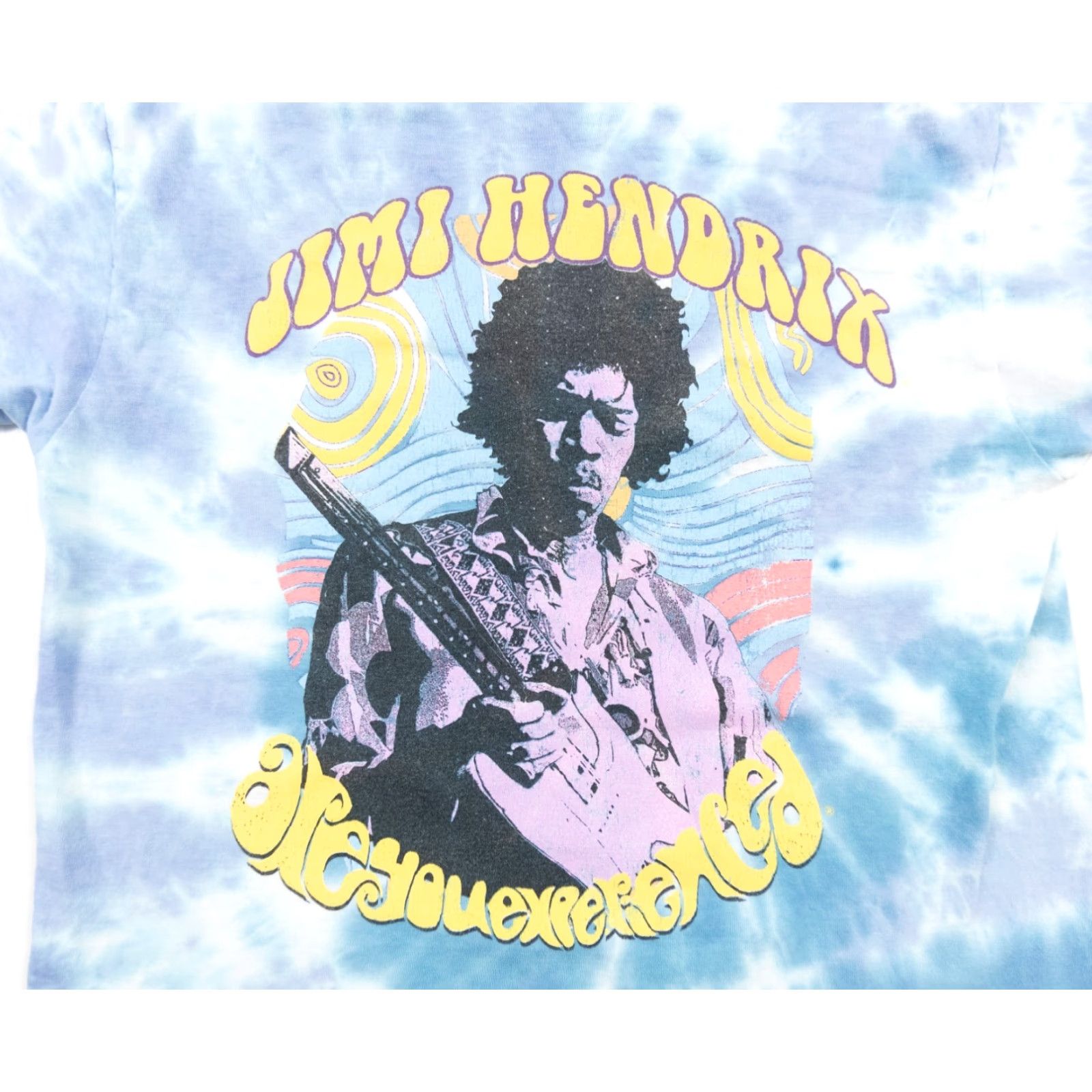 Vintage Jimi Hendrix Shirt Adult Medium Blue T-Shirt Men Music Retro Size US M / EU 48-50 / 2 - 2 Thumbnail