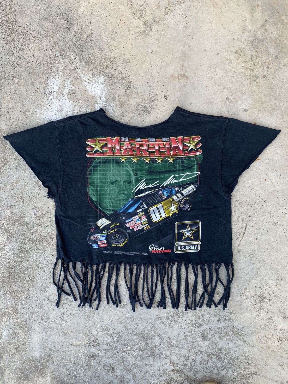 NASCAR Vintage Nascar Army Mark Martin Crop Top Size M / US 6-8 / IT 42-44 - 1 Thumbnail