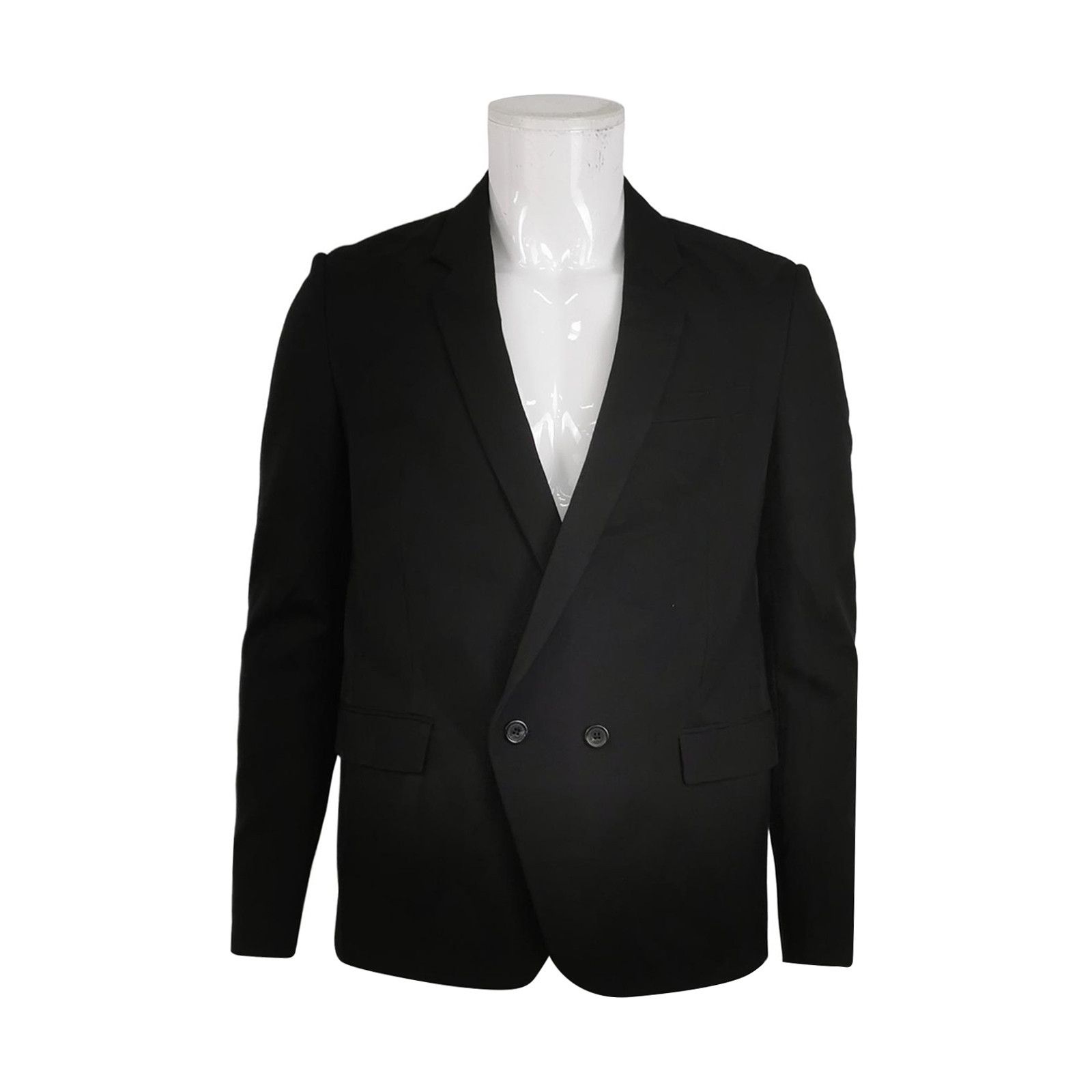 Saint Laurent Paris Saint Laurent Black Double-Breasted Men's Blazer Size US L / EU 52-54 / 3 - 1 Thumbnail