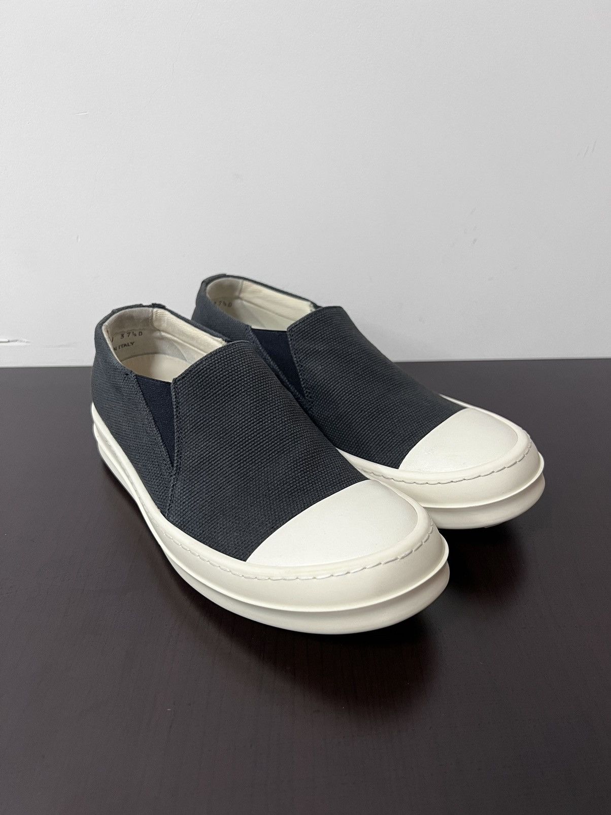 Rick owens drkshdw slip on boat - Main Image