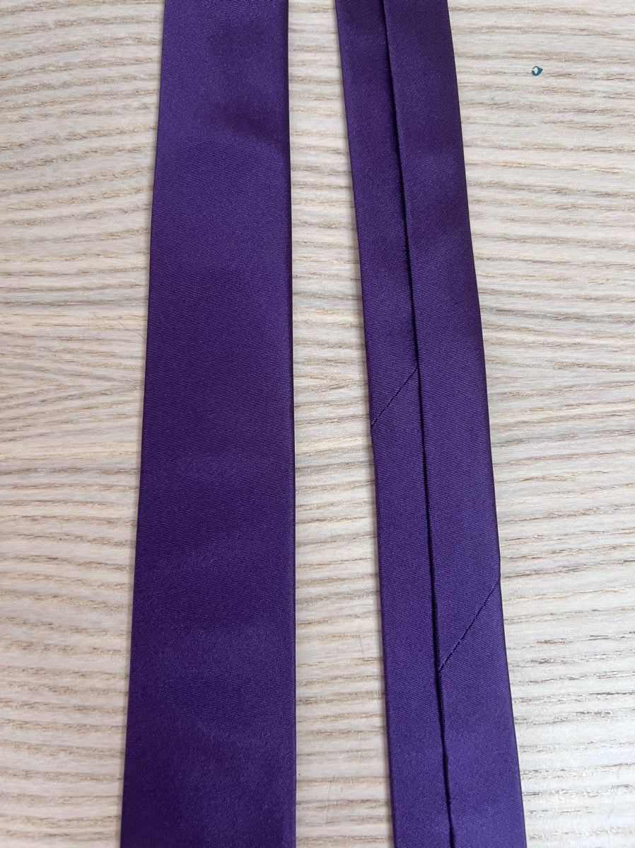 Paul Smith Skinny purple tie, silk, made in Italy, worn x 3 Size ONE SIZE - 6 Thumbnail