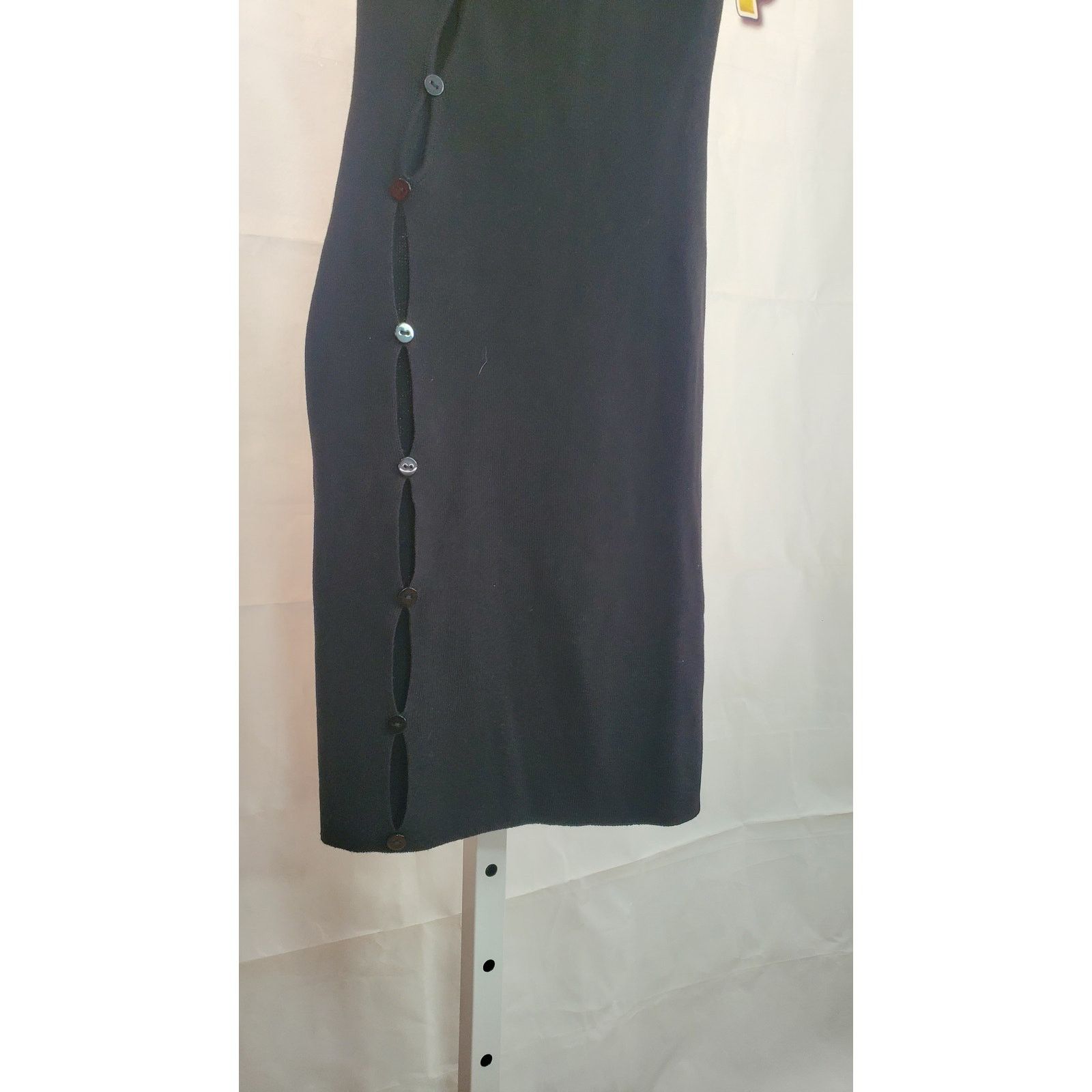 Other Hot & Delicious Black Halter Bodycon Peekaboo Dress NWT S Size S / US 4 / IT 40 - 10 Thumbnail