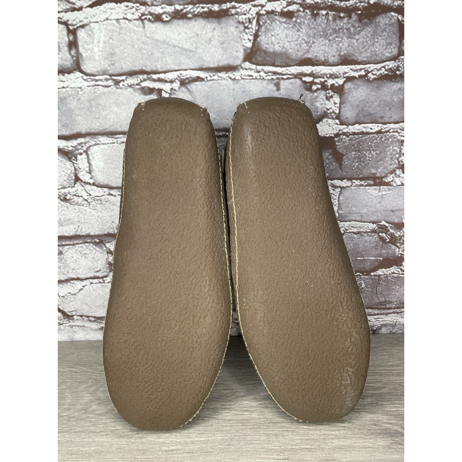 L.L. Bean L.L. Bean Pebble Brown Leather Moccasin Slip On Loafers Shoe Size US 10 / EU 43 - 7 Thumbnail
