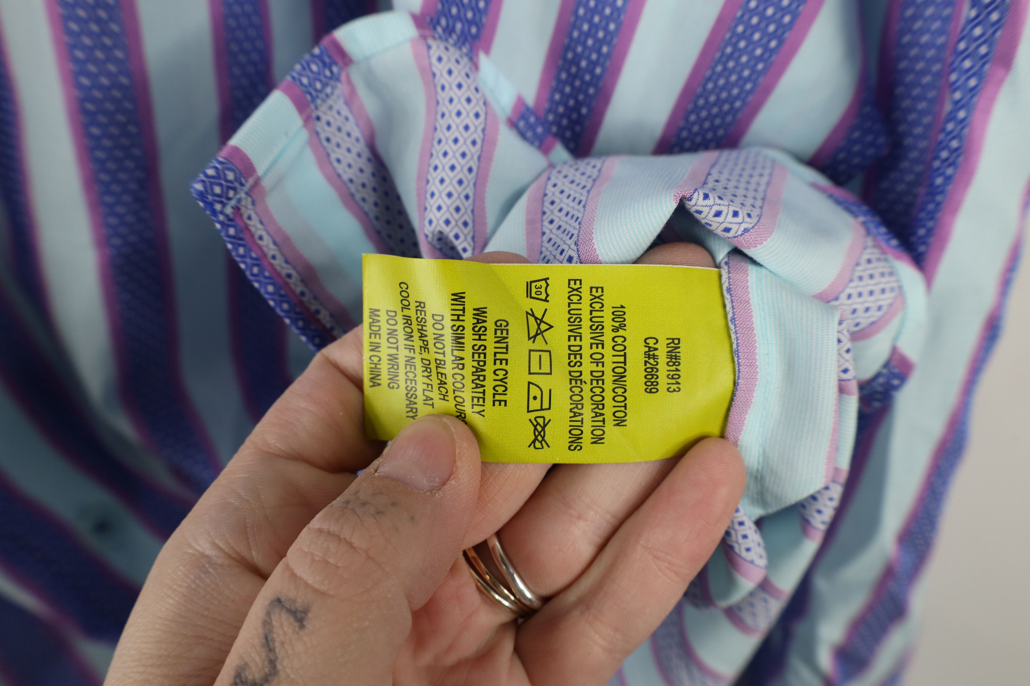 Robert Graham × Vintage Robert Graham Fit Pastel Striped Flip Cuff Button Shirt Size US XXL / EU 58 / 5 - 12 Thumbnail