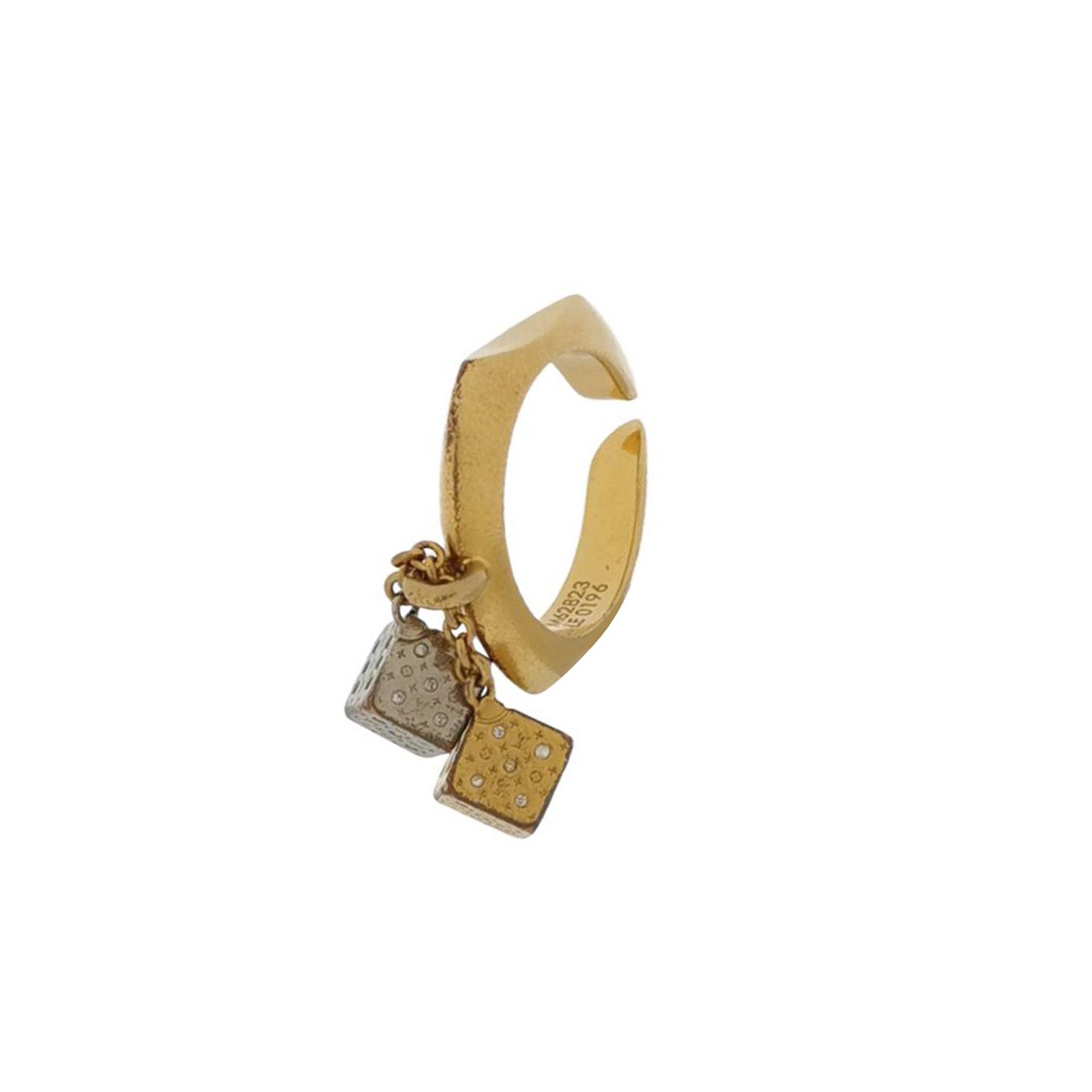 Louis Vuitton Louis Vuitton (LV) Crystal Dice Ring Size 14 -z2505 Size ONE SIZE - 1 Thumbnail