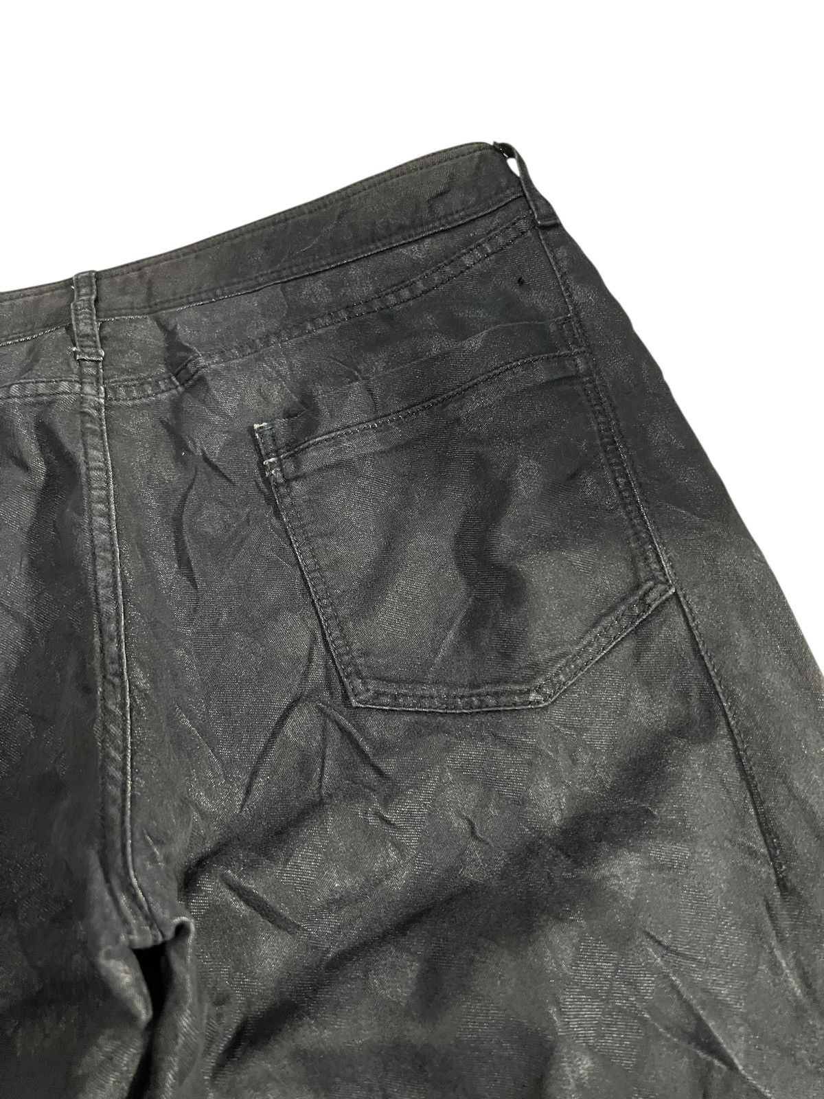 semanticdesign Semantic Design Black Punk Denim Pants Size US 33 - 14 Thumbnail