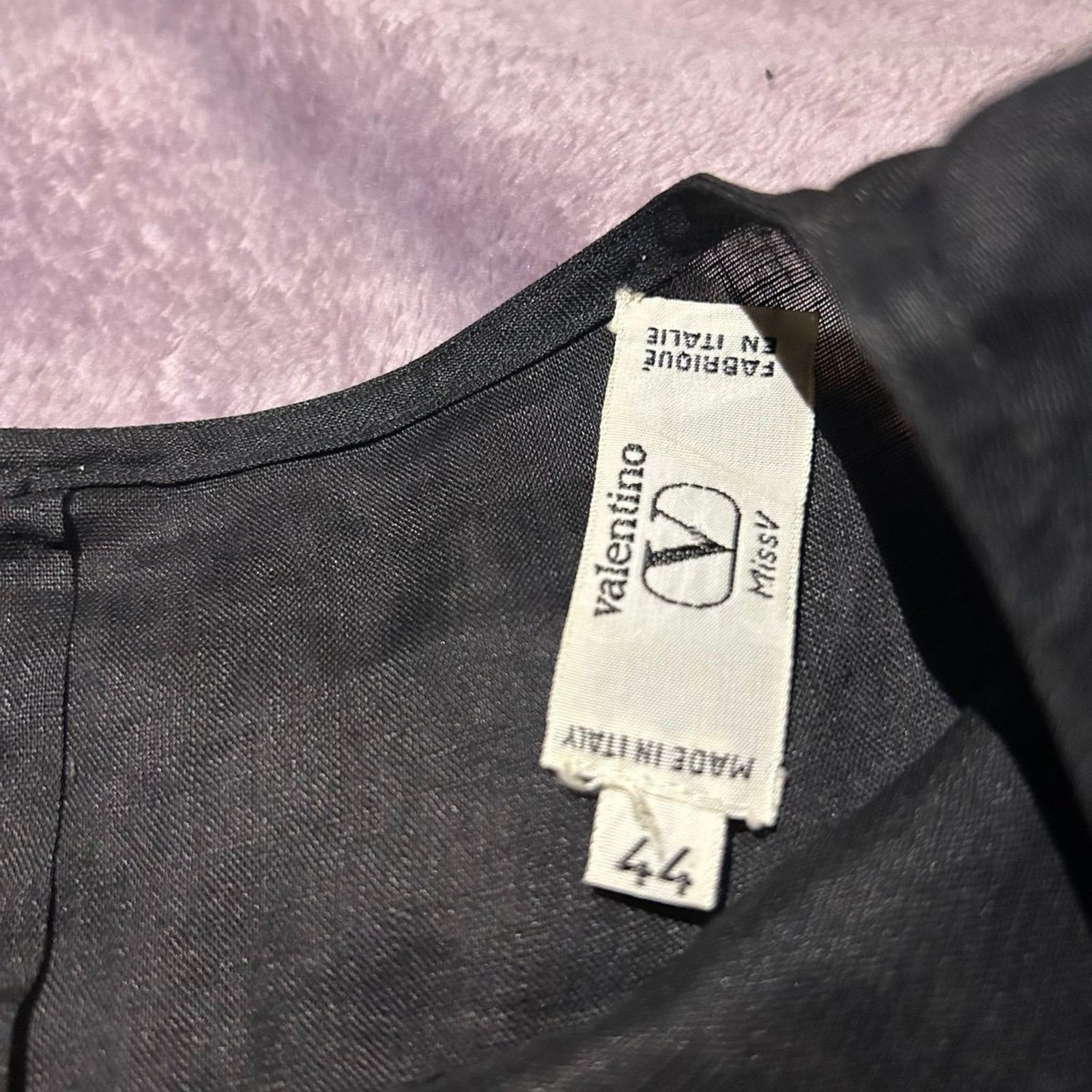 Valentino Vintage Valentino blouse in black size 44/ 12 EUC Size M / US 6-8 / IT 42-44 - 3 Thumbnail
