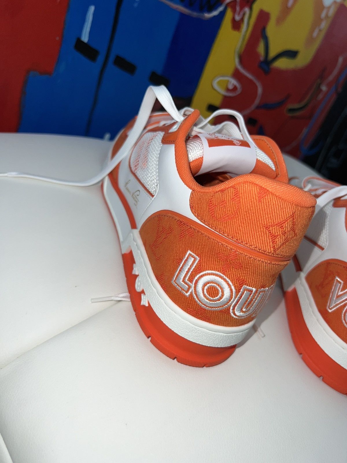 Louis Vuitton Louis Vuitton monogram strap sneakers LV9 Size US 11 / EU 44 - 7 Thumbnail