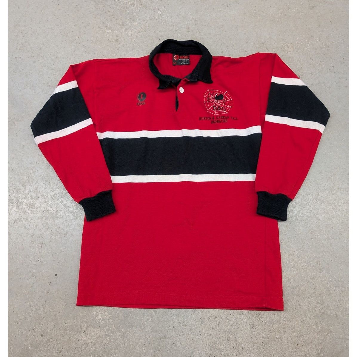 Vintage Vintage Burton & Garran Hall RedBacks Rugby Jersey Size US M / EU 48-50 / 2 - 1 Thumbnail