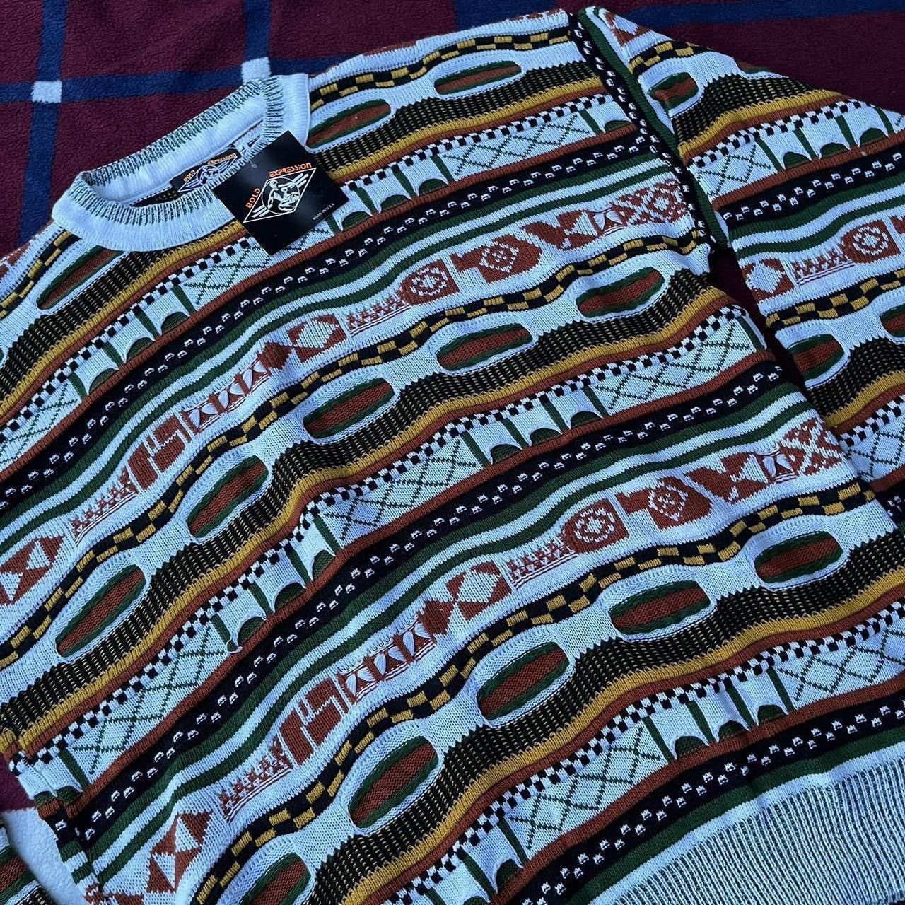 Other Vintage COOGI style knit textured crewneck sweater Size US XL / EU 56 / 4 - 2 Thumbnail