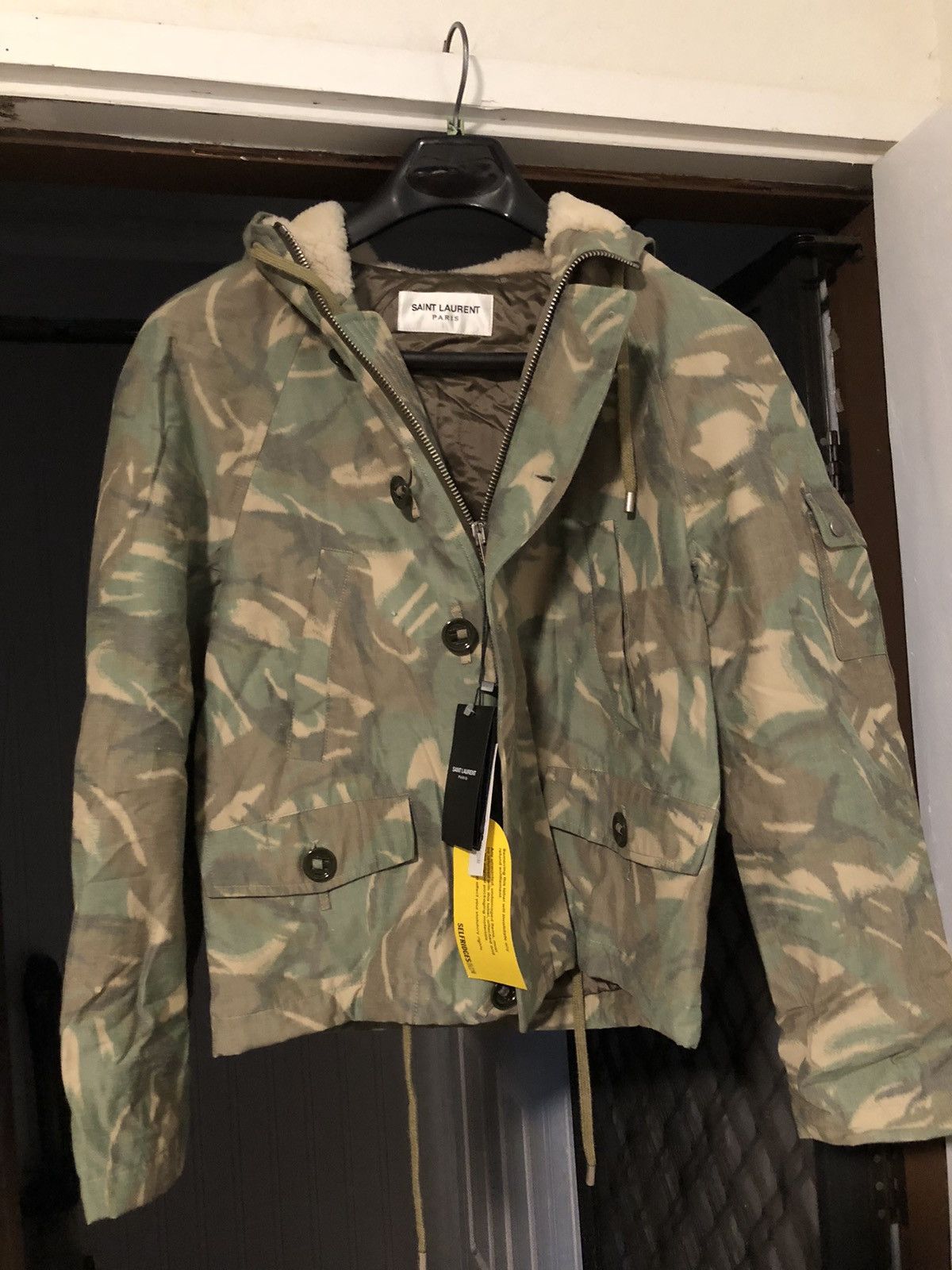 Saint Laurent Paris Saint Lauren Camo Short Parka NEW Size US M / EU 48-50 / 2 - 9 Thumbnail