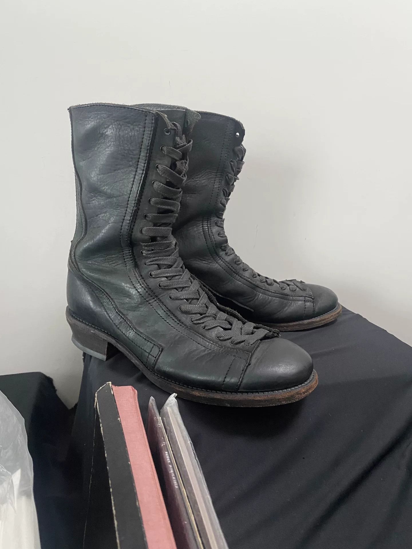 Julius Dark Avant-Garde Leather Boots