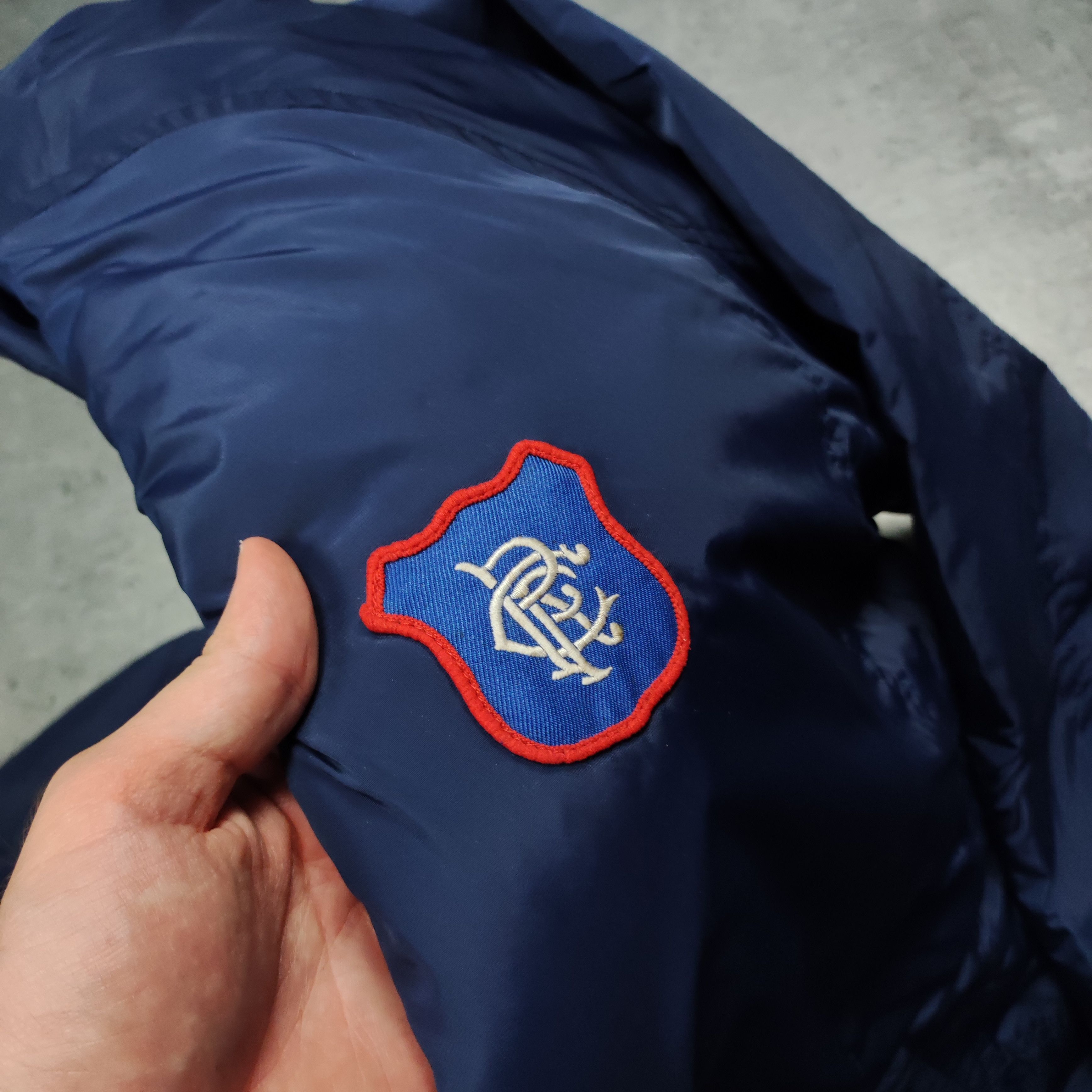 Nike × Vintage Vintage RARE 90s Glasgow Rangers Nike Reversible Jacket Size US L / EU 52-54 / 3 - 7 Thumbnail