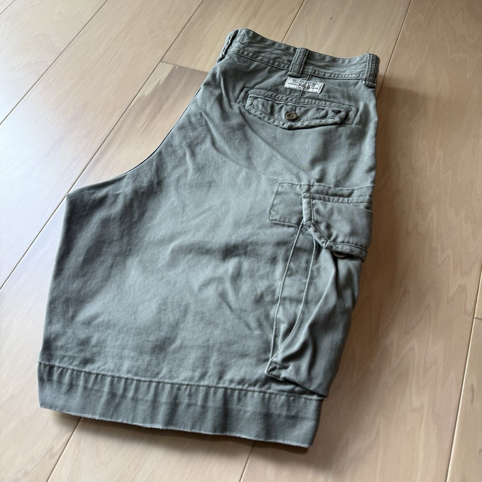 Polo Ralph Lauren Polo Ralph Lauren Cargo Shorts 38 Green Canvas Military Size US 38 / EU 54 - 8 Thumbnail