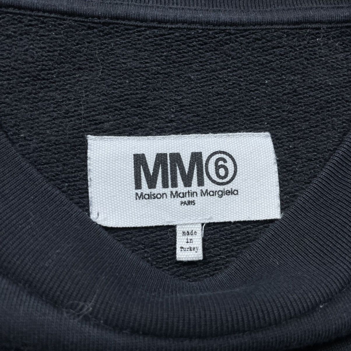 MM6 × Maison Margiela MAISON MARTIN MARGIELA MM6 SILVER PAINT SPLATTER CREWNECK Size XS / US 0-2 / IT 36-38 - 3 Thumbnail