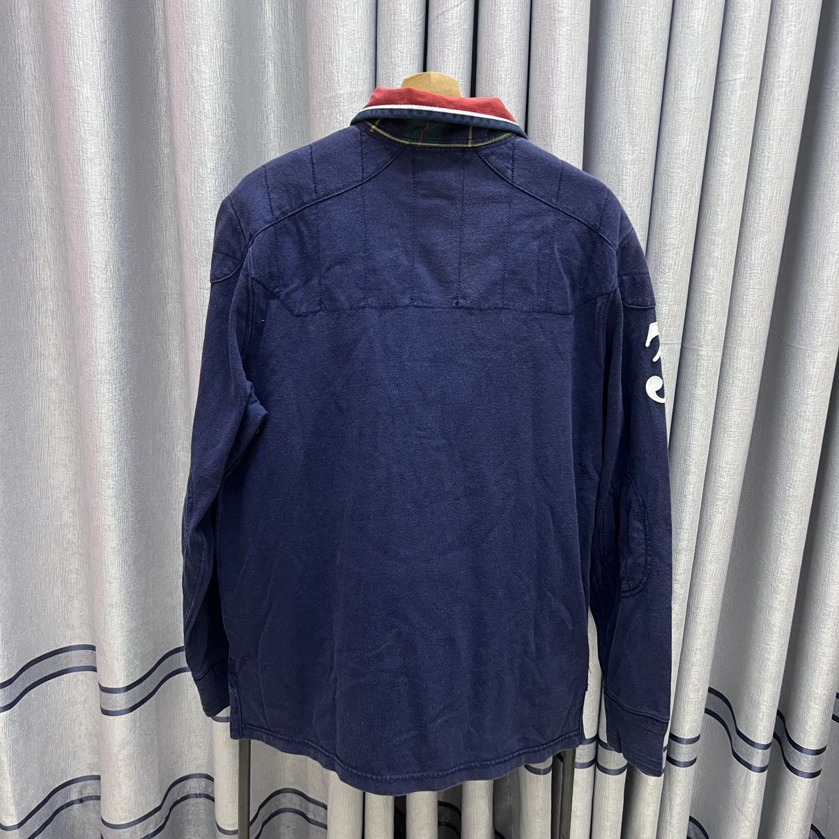 Polo Ralph Lauren Y2K Ralph Lauren Polo Vintage Rugby Shirt Blue Collar Size US L / EU 52-54 / 3 - 4 Thumbnail