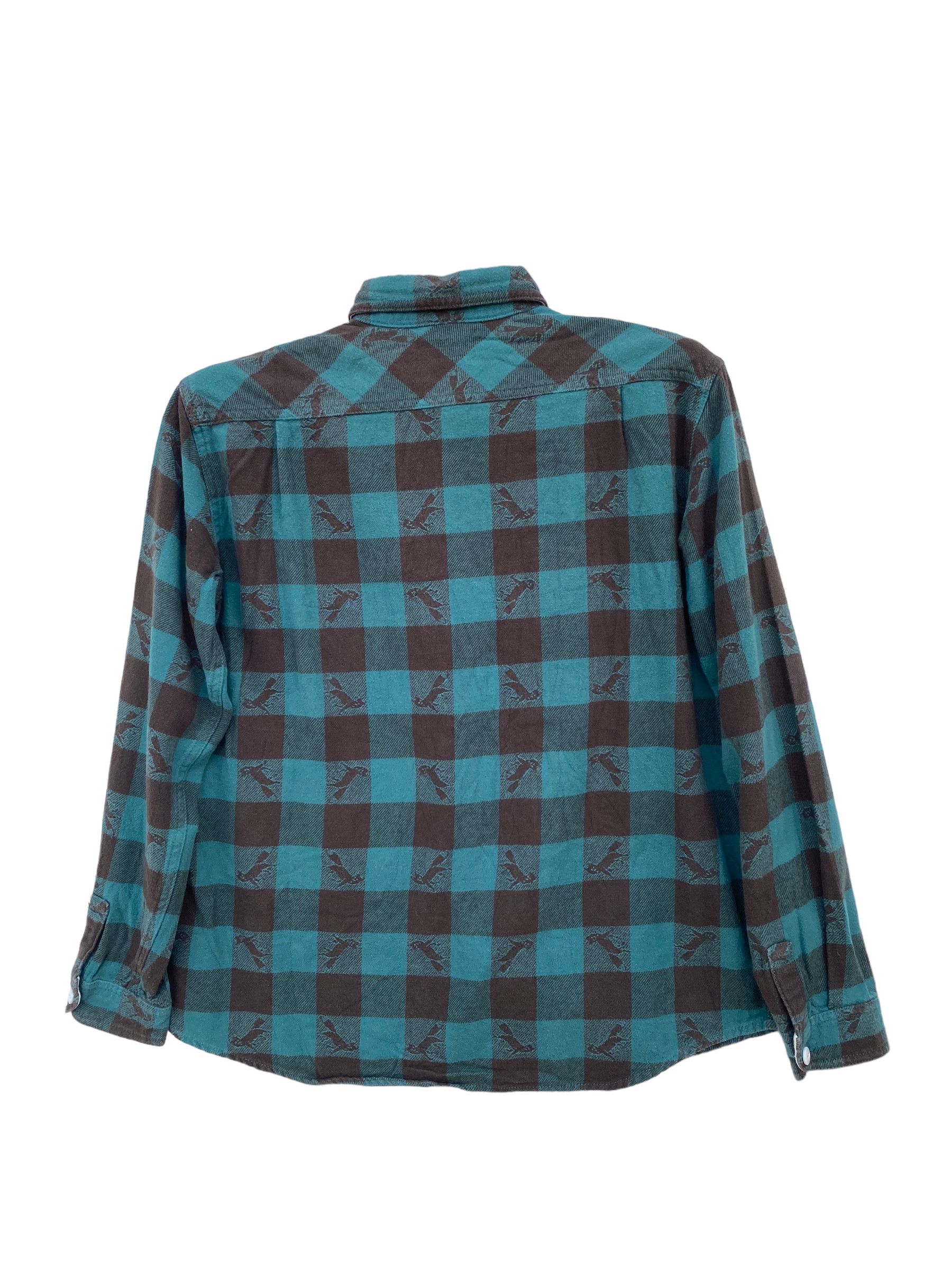 Issey Miyake NE-NET ISSEY MIYAKE KITSUNE STYLE FLANNEL SHIRT Size M / US 6-8 / IT 42-44 - 3 Thumbnail