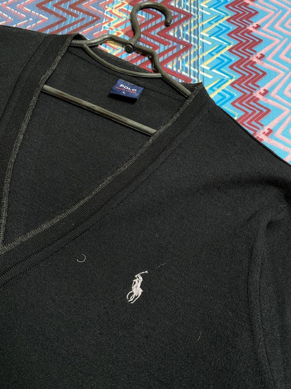 Polo Ralph Lauren × Ralph Lauren Sport × Vintage Polo Ralph Lauren Knit Cardigan Sweater Button Up Size US L / EU 52-54 / 3 - 18 Thumbnail