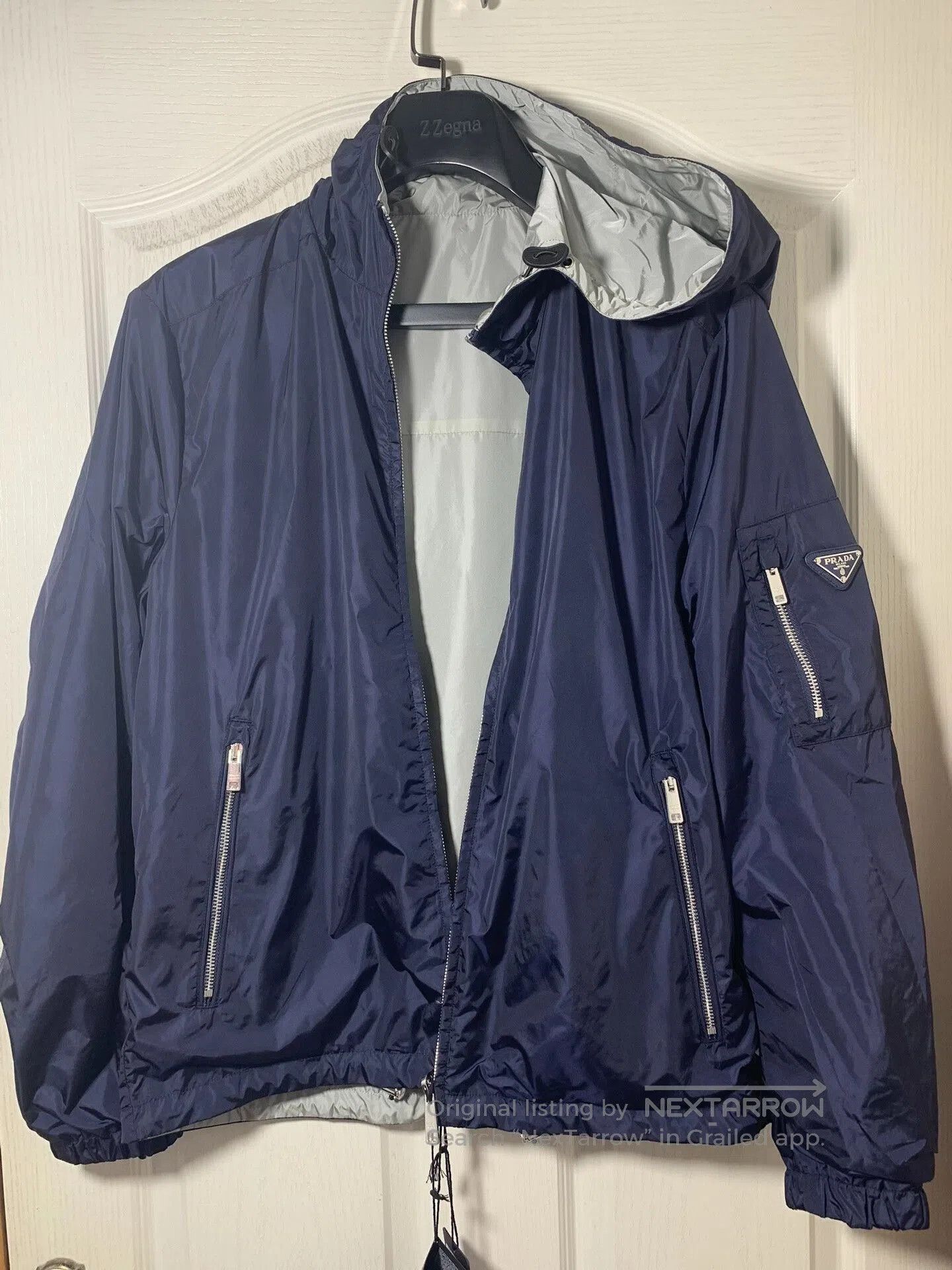 Prada Prada Men's Lightweight Reversible Jacket. Size US M / EU 48-50 / 2 - 1 Thumbnail