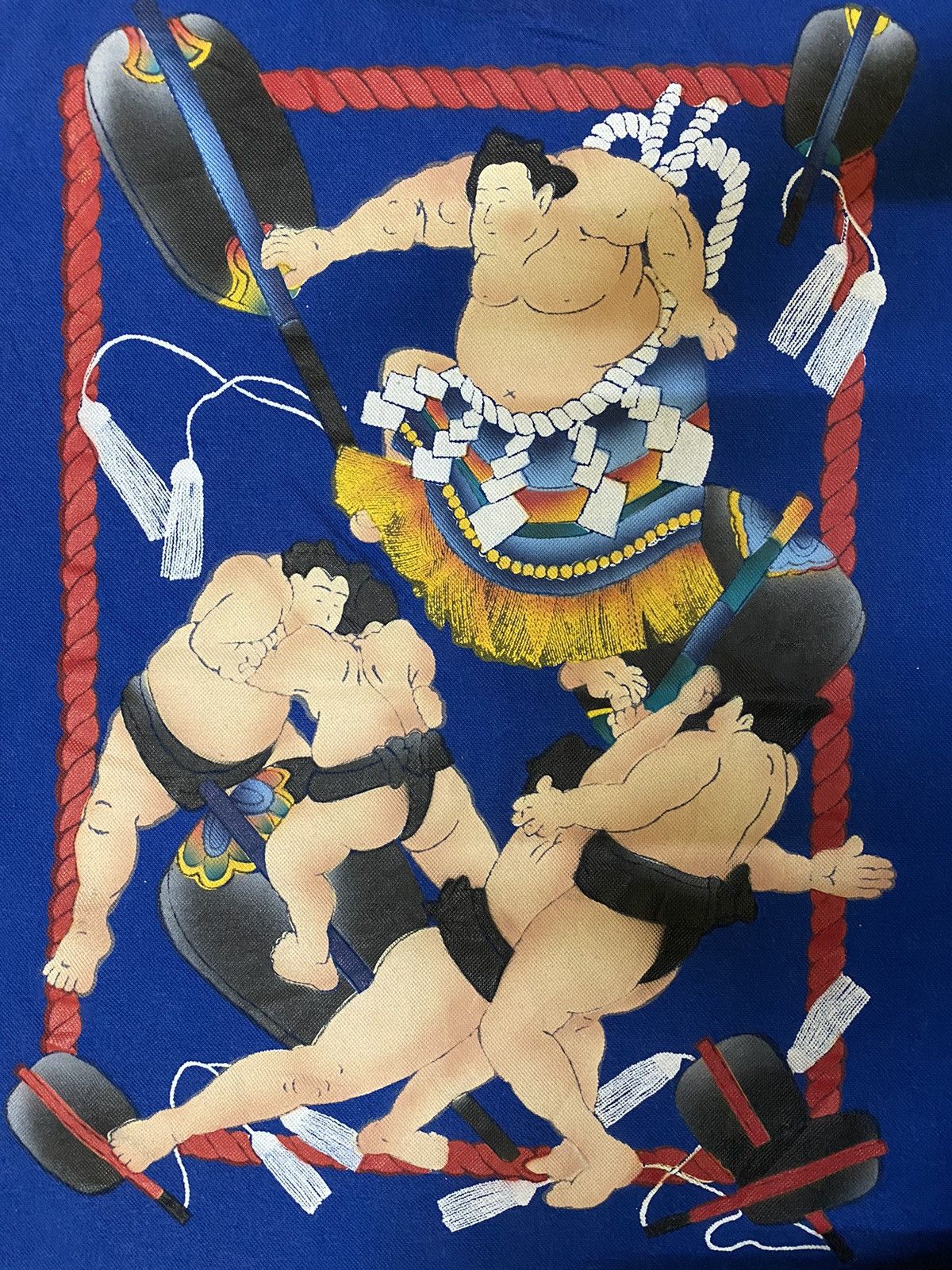 Samurai Jeans × Vintage Vintage 80s Japan sumo wrestler Geisha Samurai Ninja Tee Size US L / EU 52-54 / 3 - 7 Thumbnail