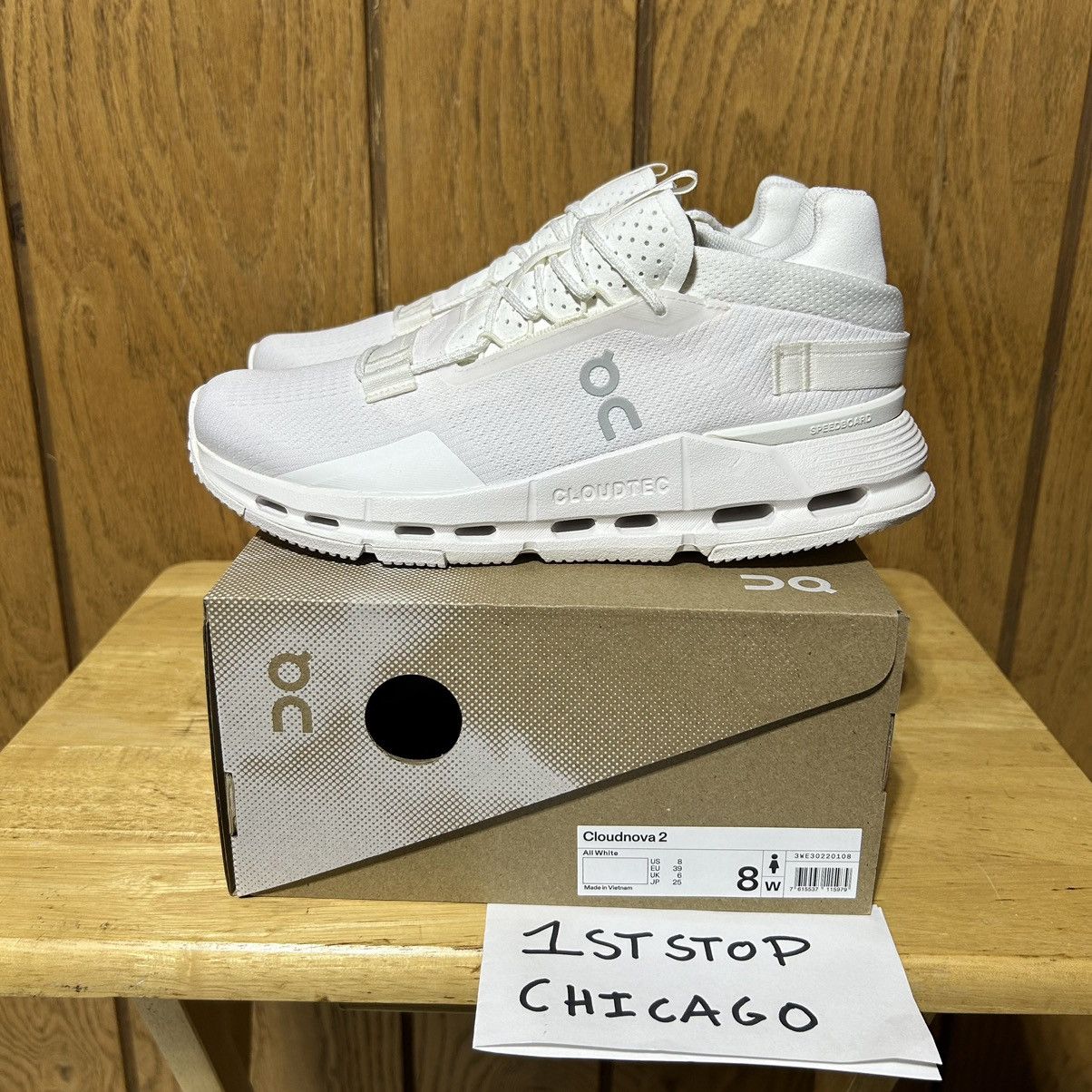 Designer × On On Running Cloudnova 2 Shoes Women's 8 White Sportswear NEW Size US 8 / IT 38 - 6 Thumbnail