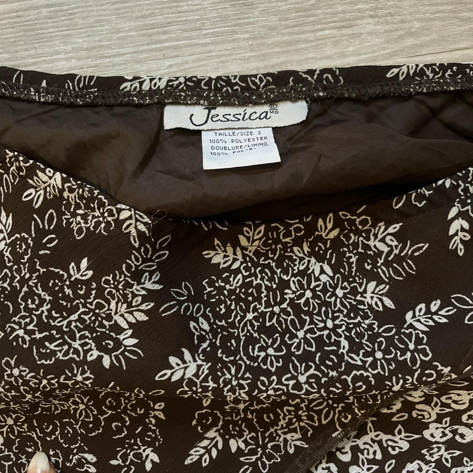 Other Earth tone ruffled skirt Size 32" / US 10 / IT 46 - 7 Thumbnail