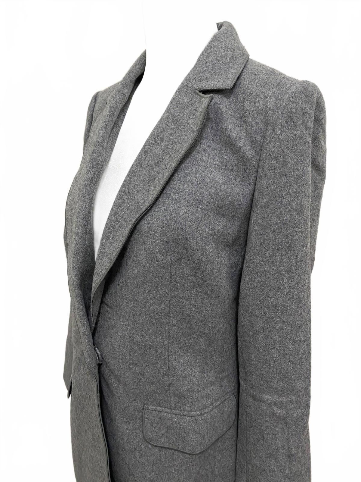 Other NOVA FIDES Blazer Wool Coat in Grey (US 4) Size S / US 4 / IT 40 - 3 Thumbnail