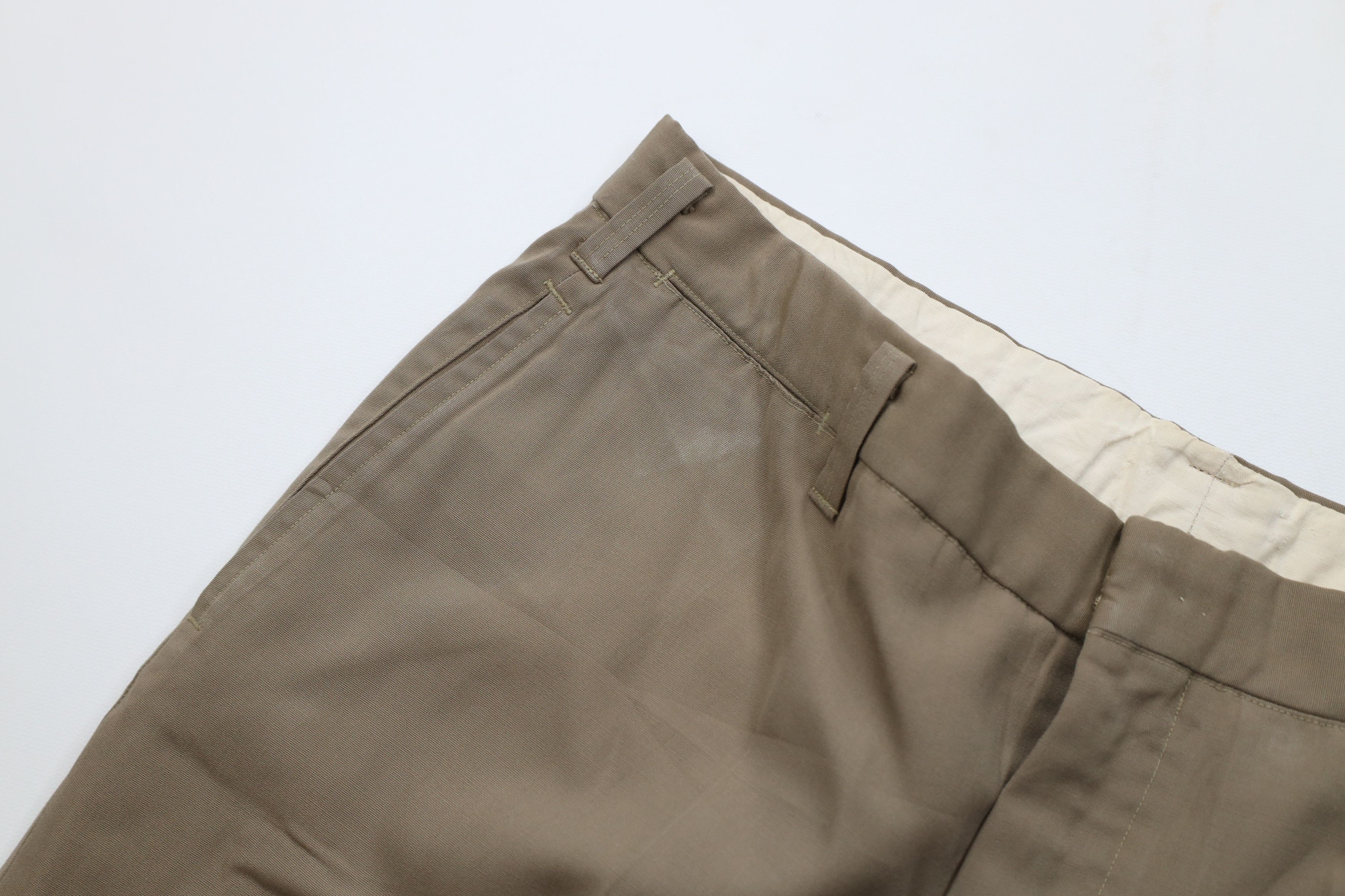 Vintage Vintage 50s 60s Streetwear Chino Pants Trousers Beige Size US 34 / EU 50 - 7 Thumbnail