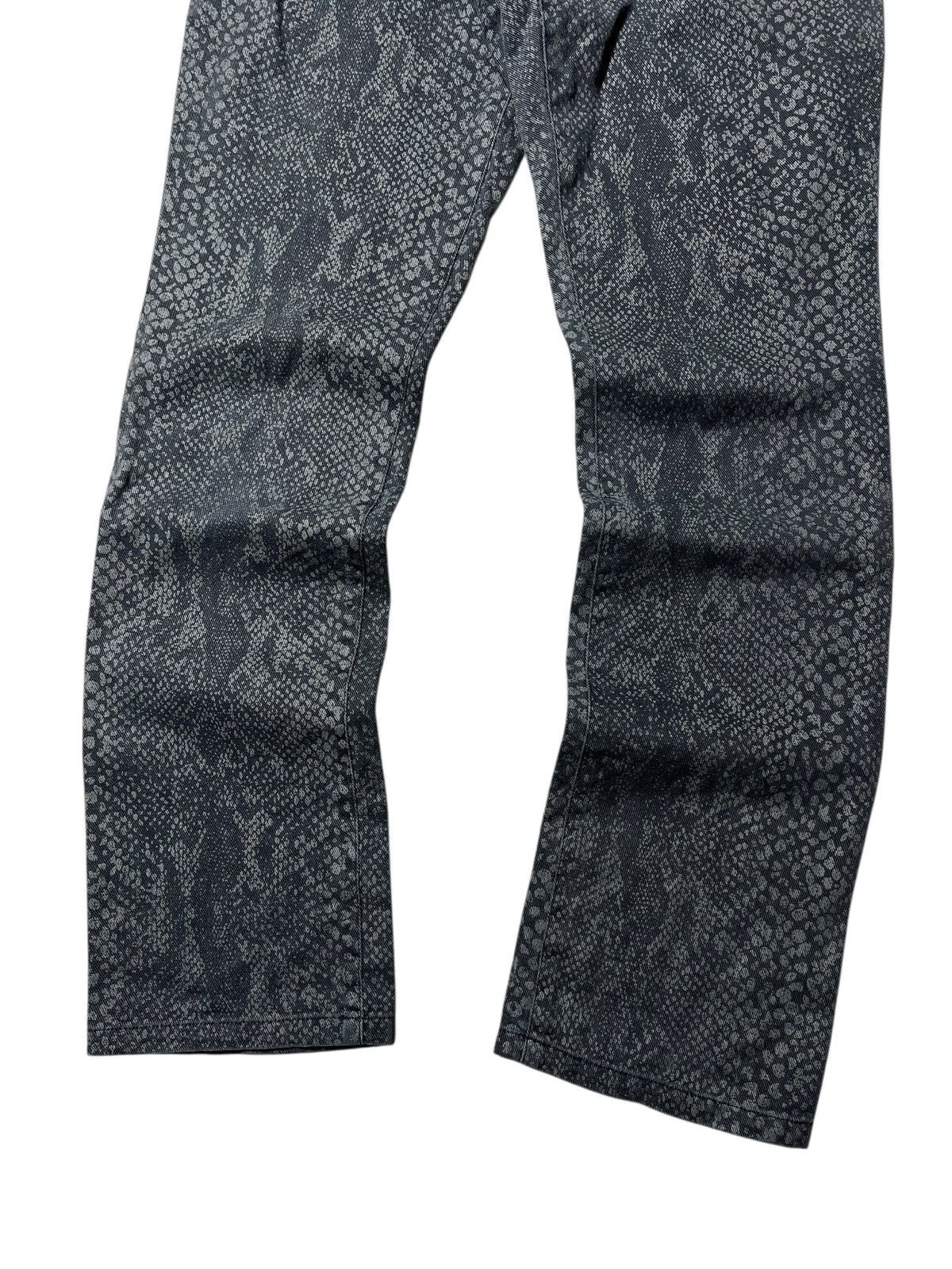 Japanese Brand 2000s Algonquins Snake Skin Pattern Pants Size US 28 / EU 44 - 9 Thumbnail