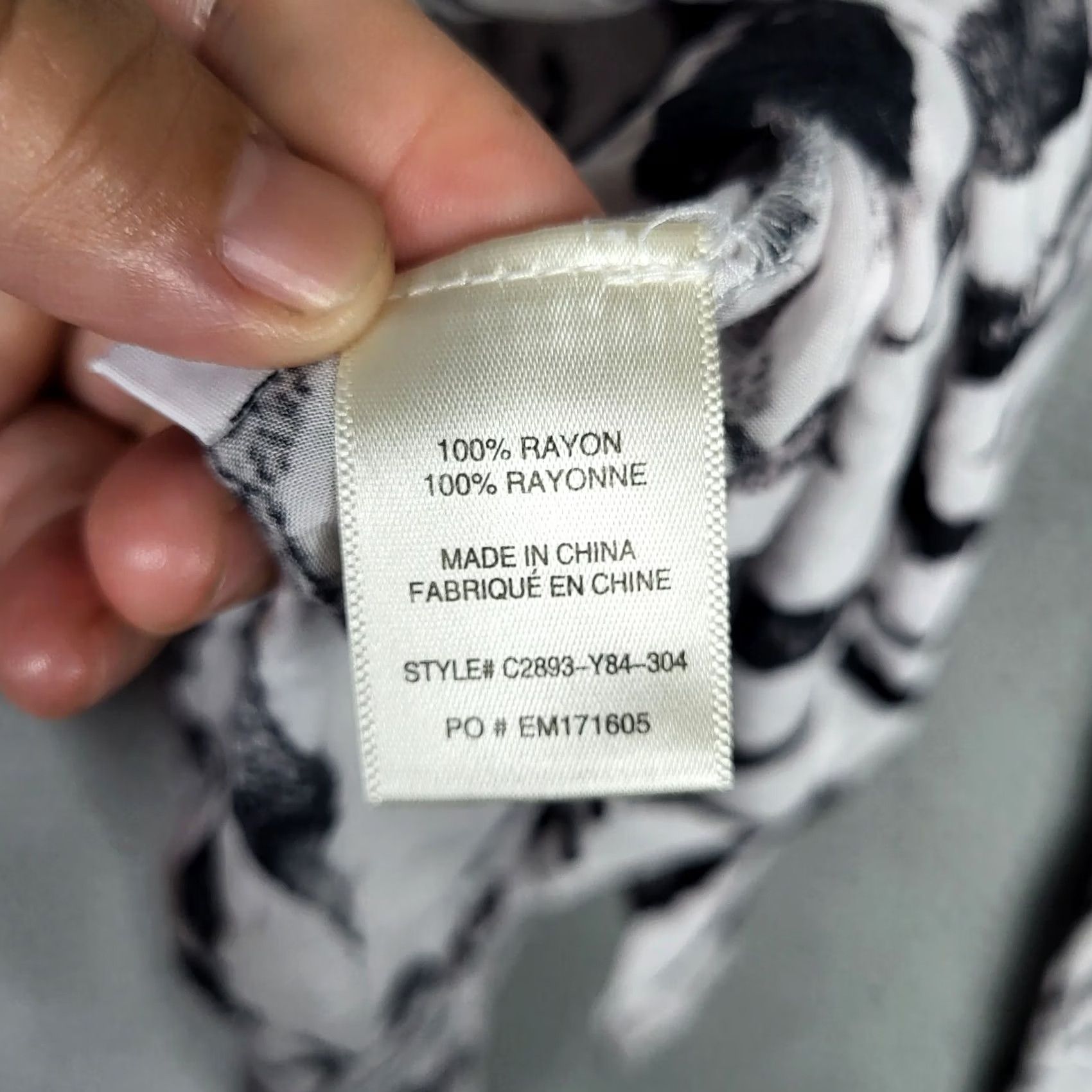 CLOT Cloth & Stone Button Up Zebra Print Women's Shirt M Multicolor Long Sleeve Regular Fit Casual Shirt Women ZX-Print Size M / US 6-8 / IT 42-44 - 7 Thumbnail