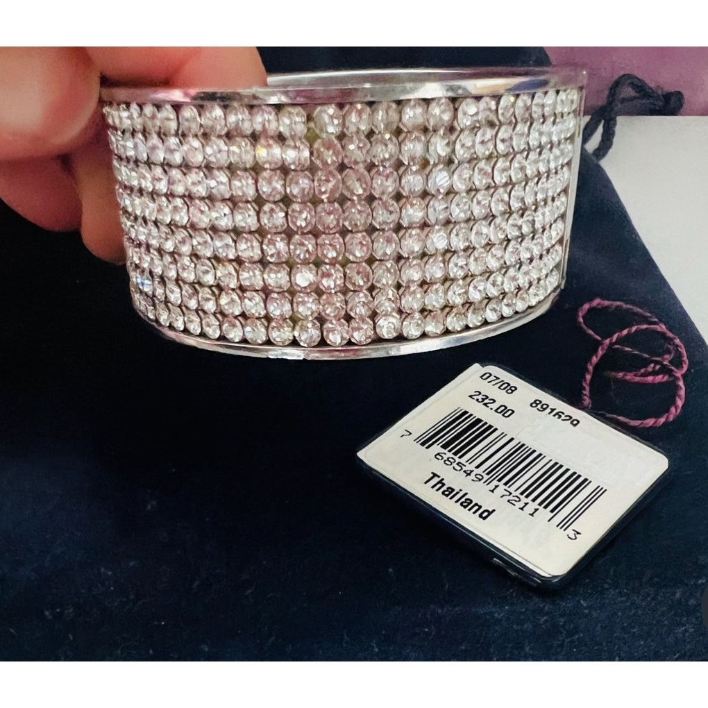 Swarovski NWT Swarovski Intervalle signed crystal bangle Medium Size ONE SIZE - 5 Thumbnail