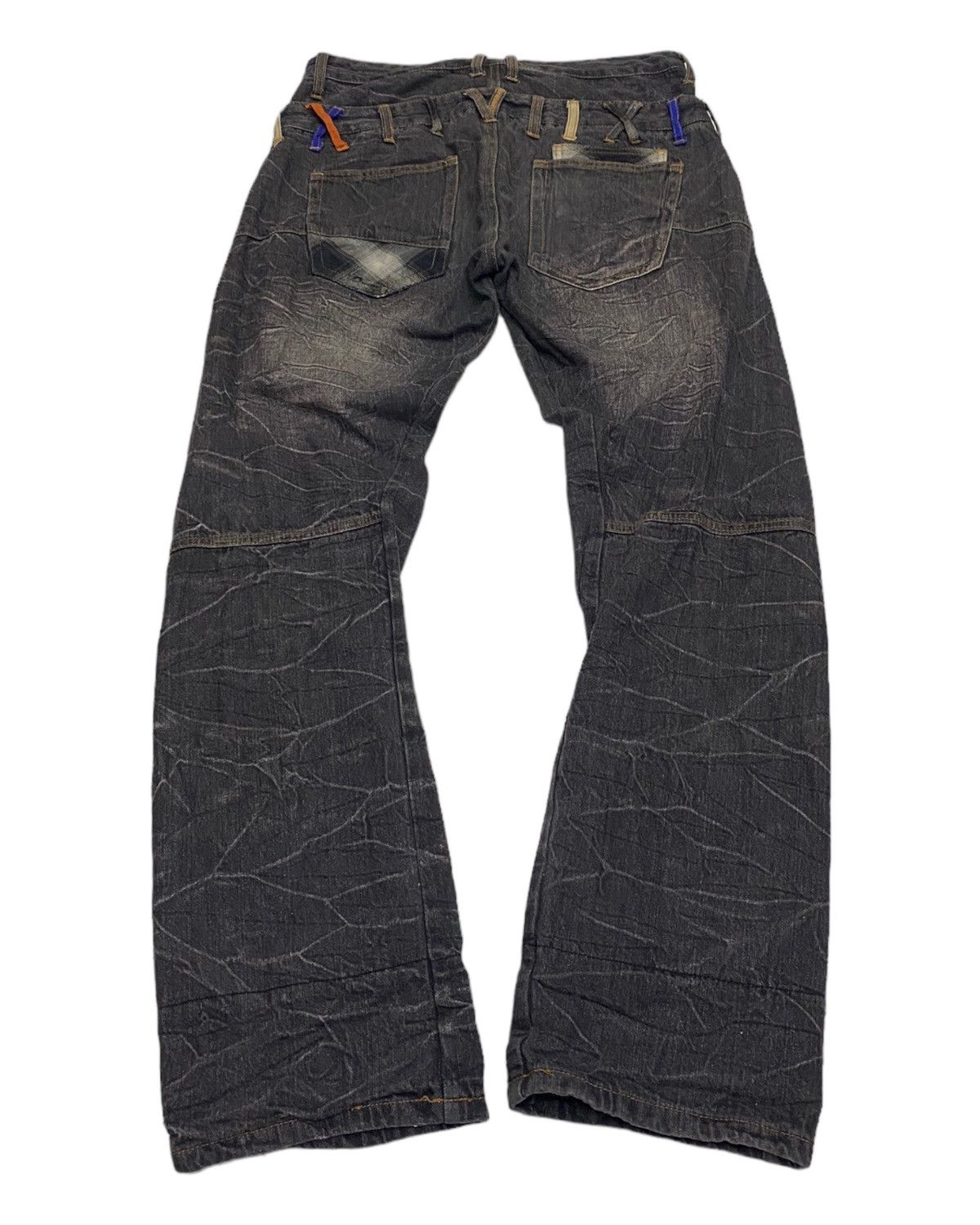 Hysteric Glamour × If Six Was Nine × Kapital SICK🔥DOUBLE WAIST BARCEDOS RUSTY DISTRESSED DENIM JEANS Size US 32 / EU 48 - 8 Thumbnail