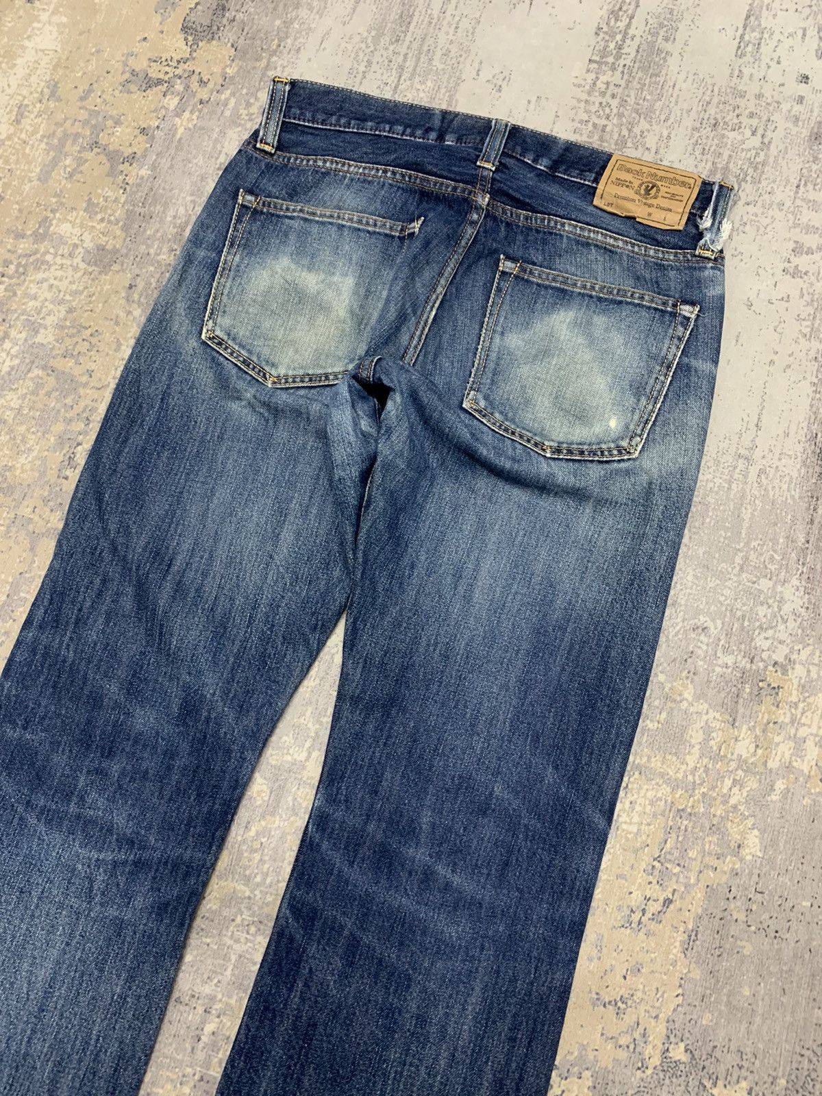 Japanese Brand Archive Japanese Back Number Distressed WWII Style 31 Size US 31 - 12 Thumbnail
