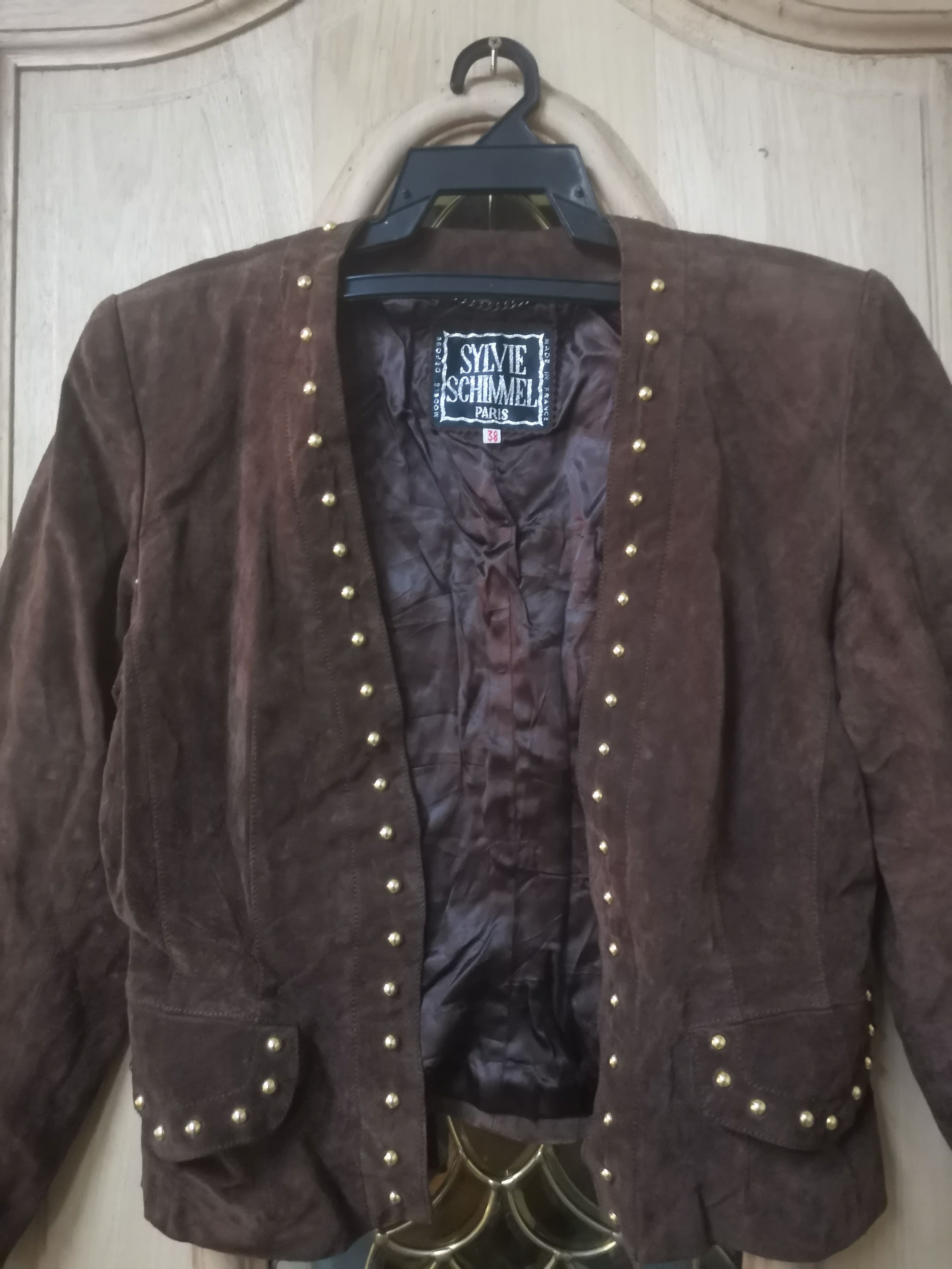 Designer Sylvie schimmel leather jacket Size M / US 6-8 / IT 42-44 - 6 Thumbnail