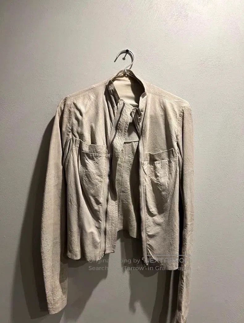 Rick Owens Rick Owens Pearl Leather Jacket - dmc. Size US S / EU 44-46 / 1 - 3 Thumbnail