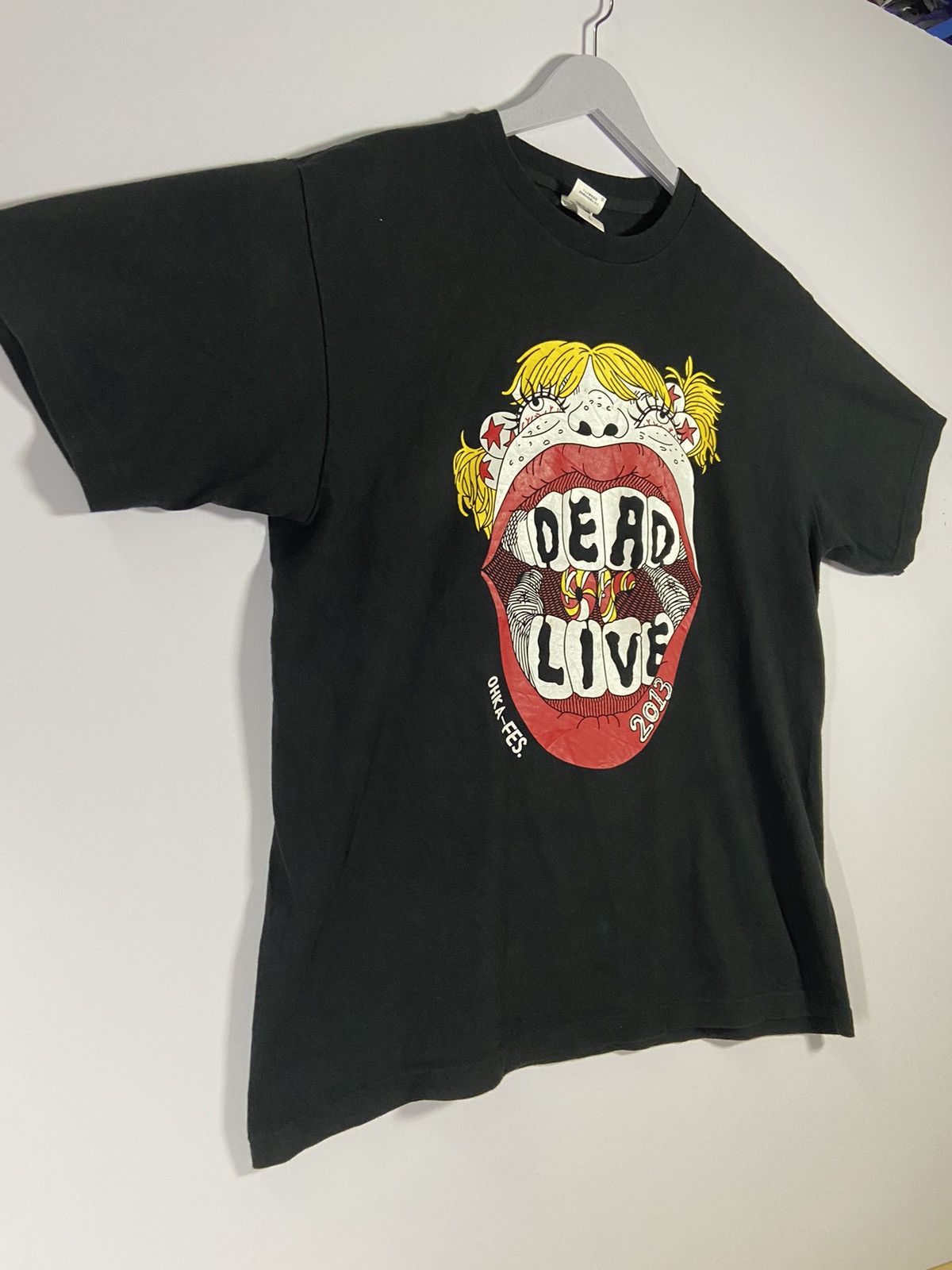 Band Tees DEAD OR LIVE OHKA FESTIVAL 2013 TEE SHIRT Size US L / EU 52-54 / 3 - 4 Thumbnail