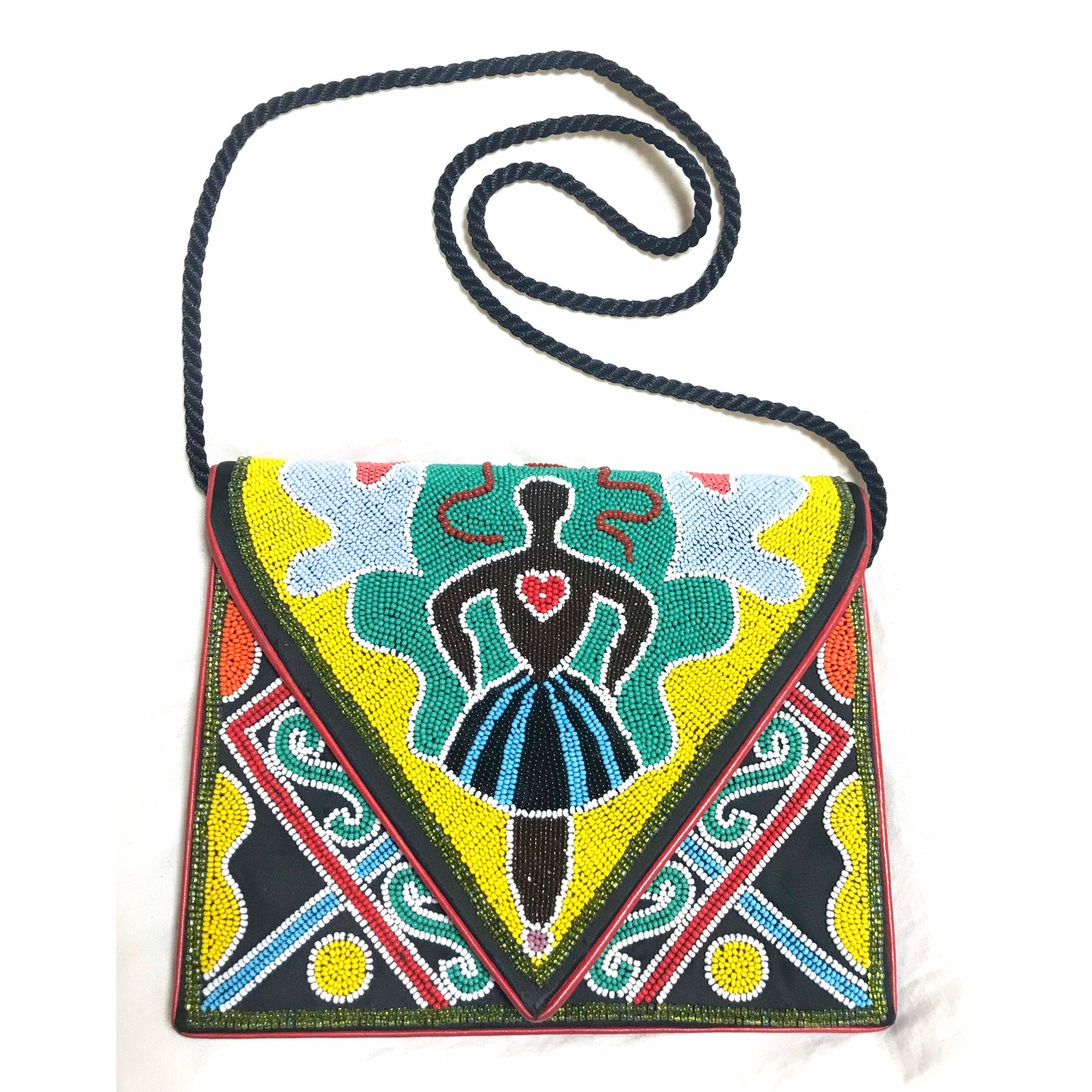 Other Vintage Renaud Pellegrino ethnic design beaded bag Size ONE SIZE - 2 Thumbnail