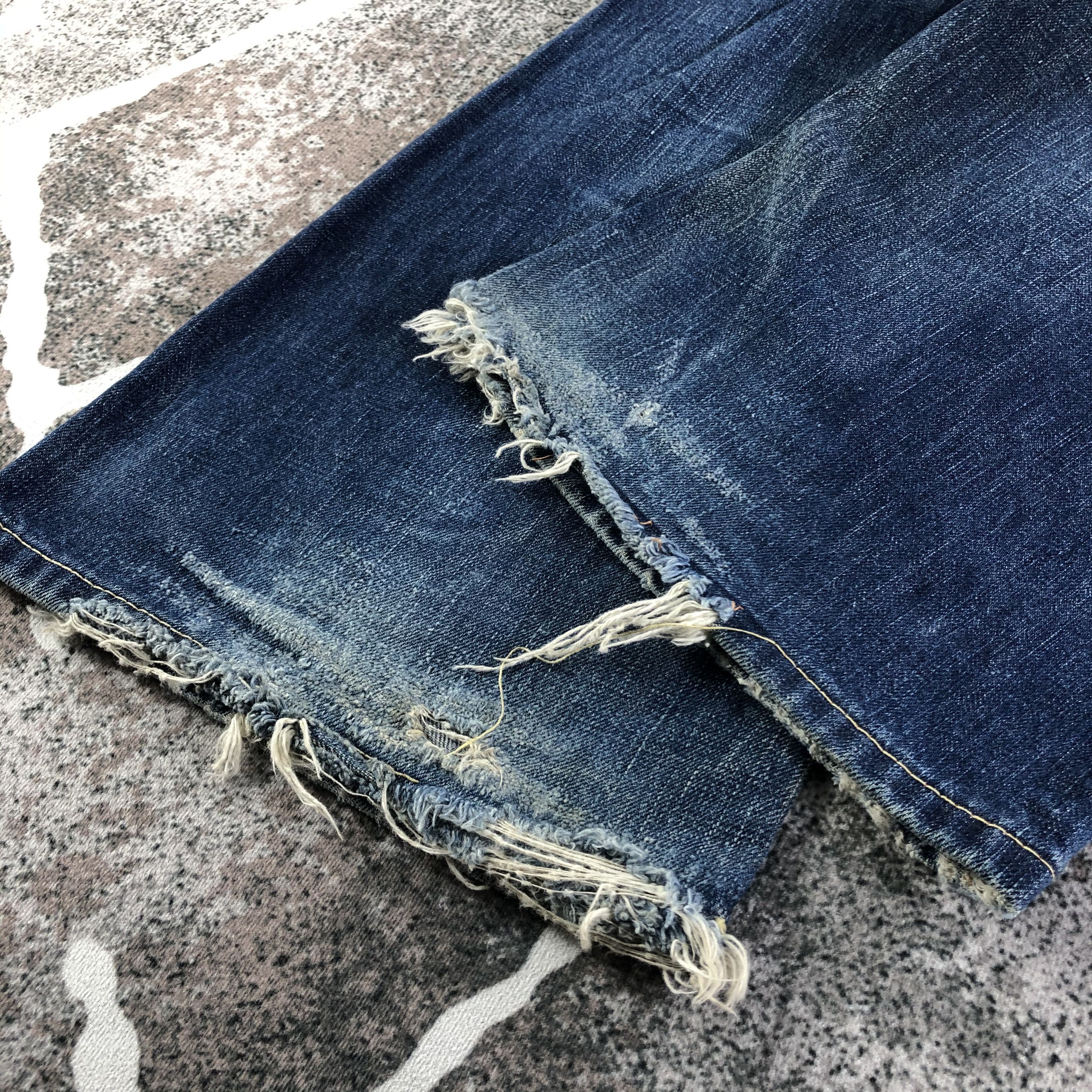 Full Count & Co. Full Count Jeans Flare Denim KJ2357 Size 25" / US 0 / IT 36 - 6 Thumbnail