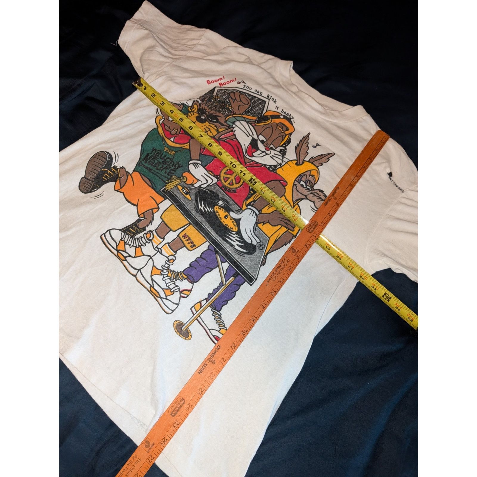 Hanes Vintage 1990's Hip Hop Naughty by Nature Tee Large Solar-T Size US L / EU 52-54 / 3 - 5 Thumbnail
