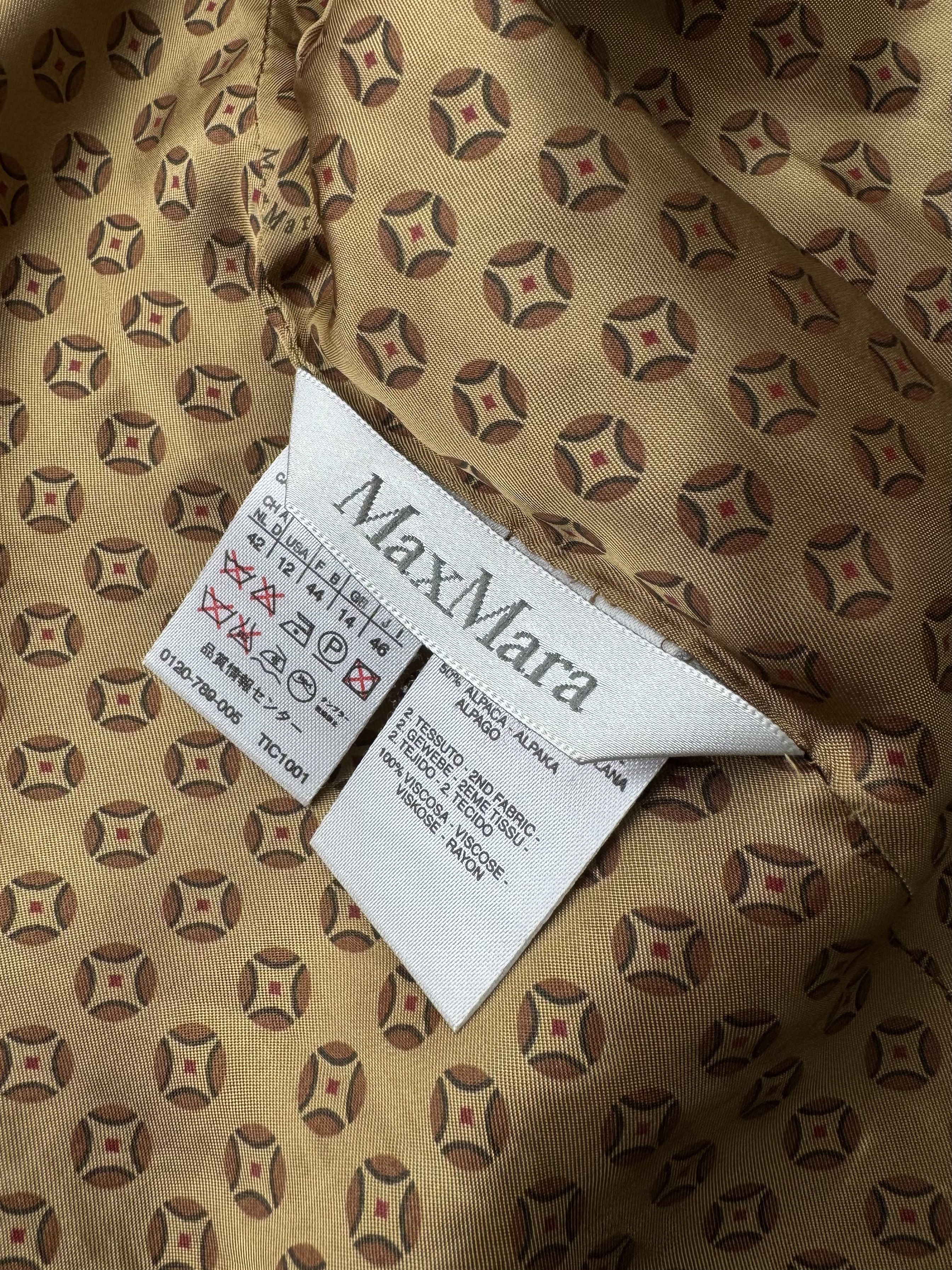 Max Mara Max Mara Wool Cropped Coat (V290)(D10) Size L / US 10 / IT 46 - 6 Thumbnail